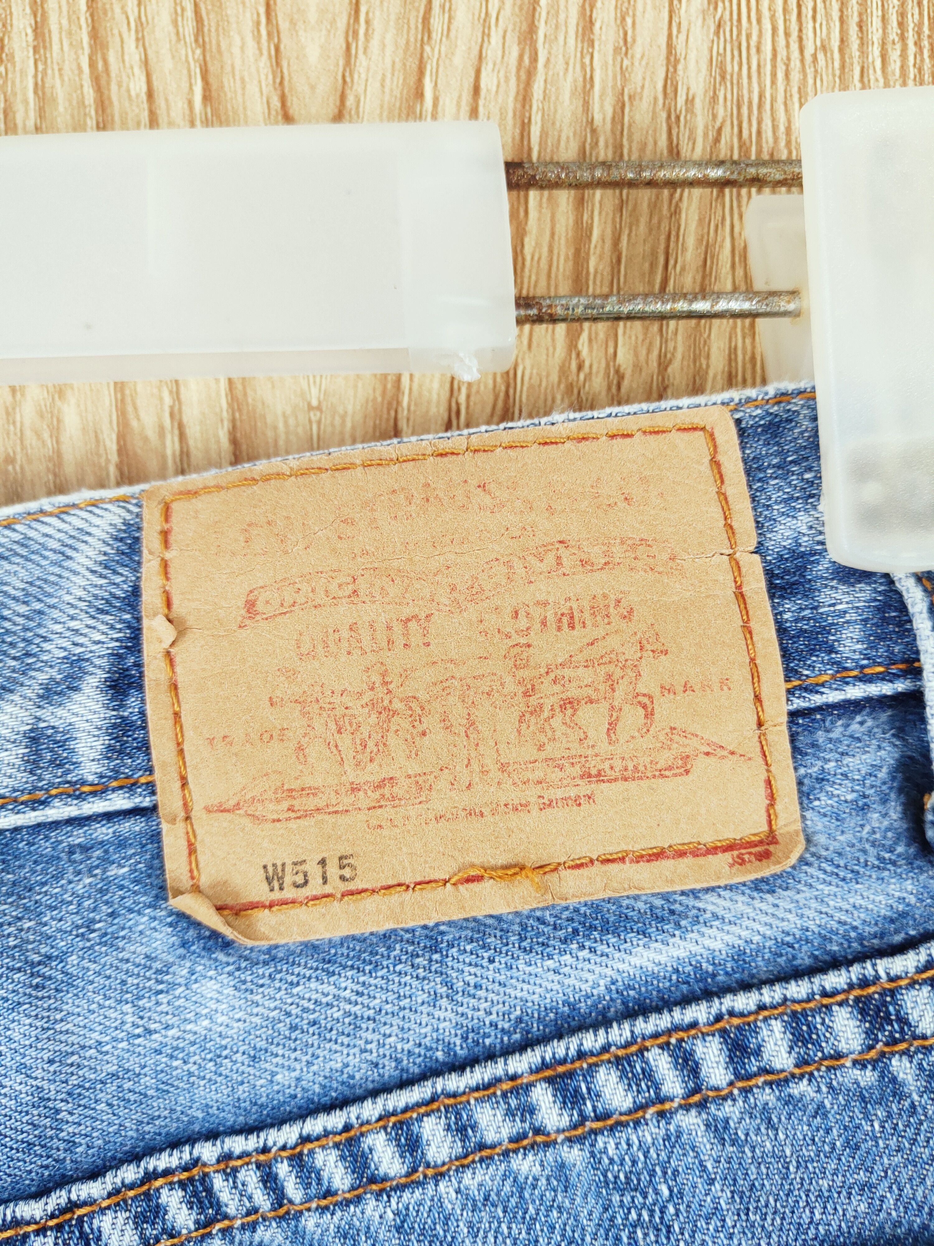 Levi's w515 Levi's Blue Distressed Ripped Jeans #W229 Size US 27 - 12 Thumbnail