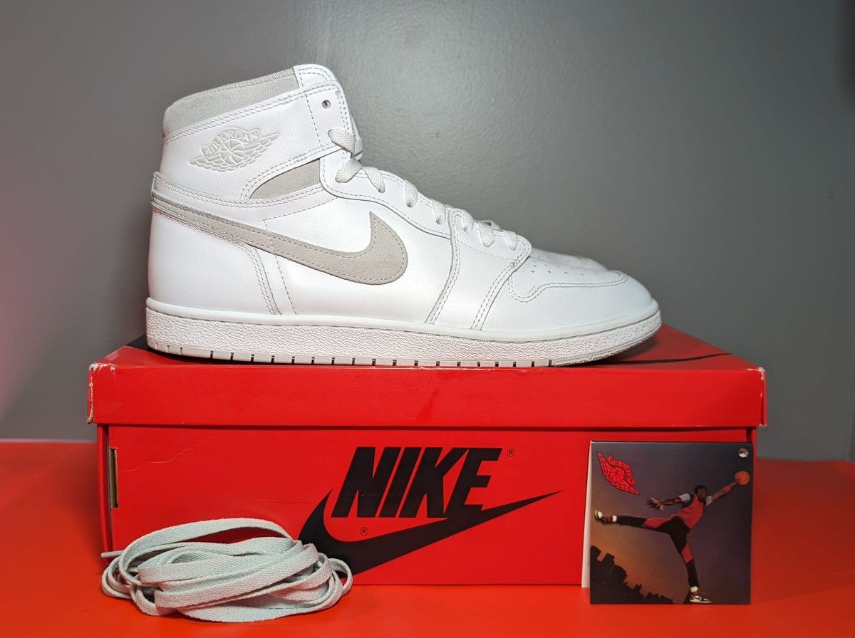 Jordan Brand Size 12.5 - Jordan 1 Retro High 85 OG Neutral Gray Size US 12.5 / EU 45-46 - 1 Thumbnail