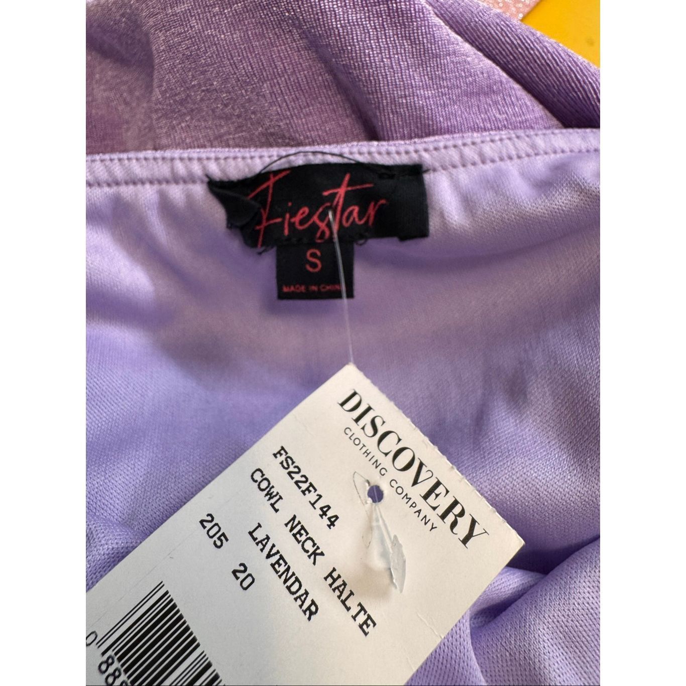 Other Fiestar Lavender Cowl Neck Ruched Halter Mini Dress – Size S Size S / US 4 / IT 40 - 5 Thumbnail