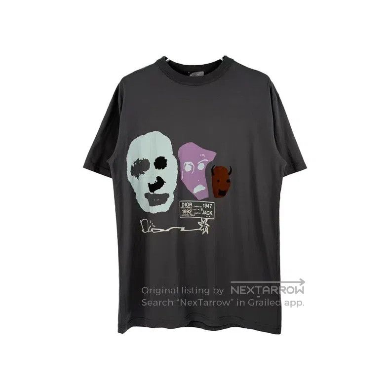 Dior Dior Grey co-branded weird Facebook short sleeves Size US S / EU 44-46 / 1 - 1 Thumbnail