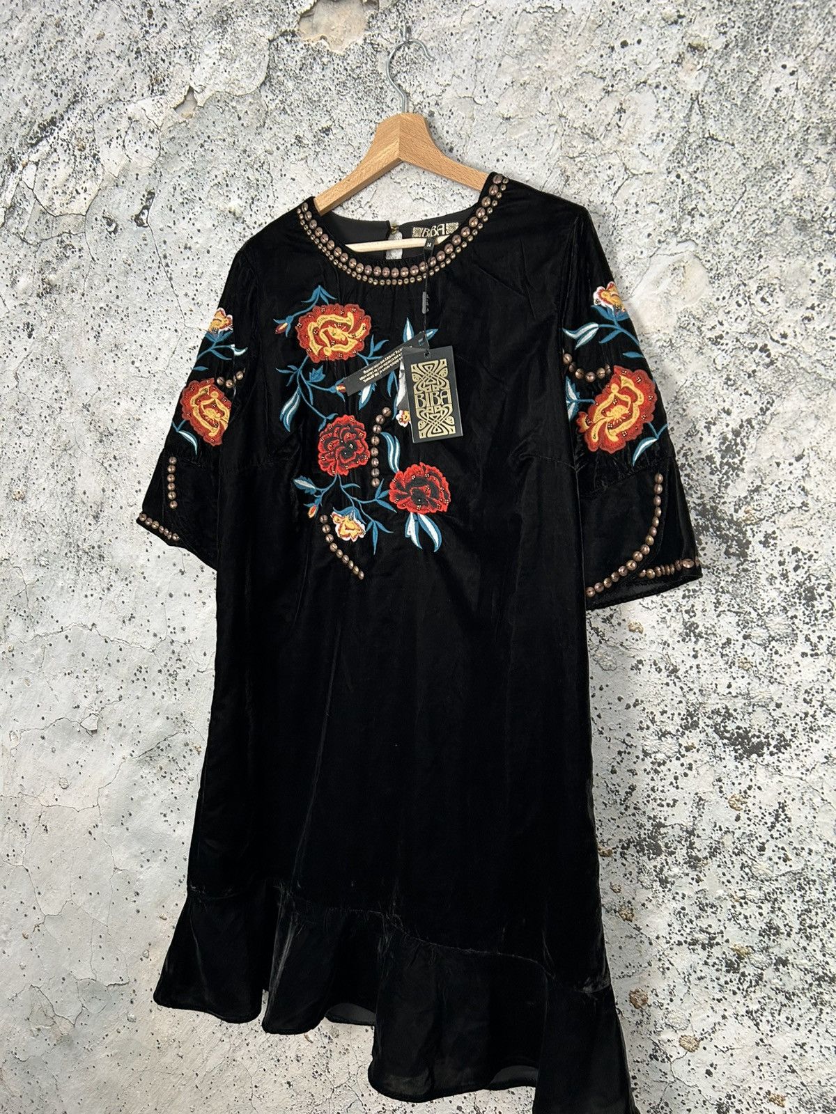 Vintage Biba New Black Dress Avant Garde Grunge Alternative