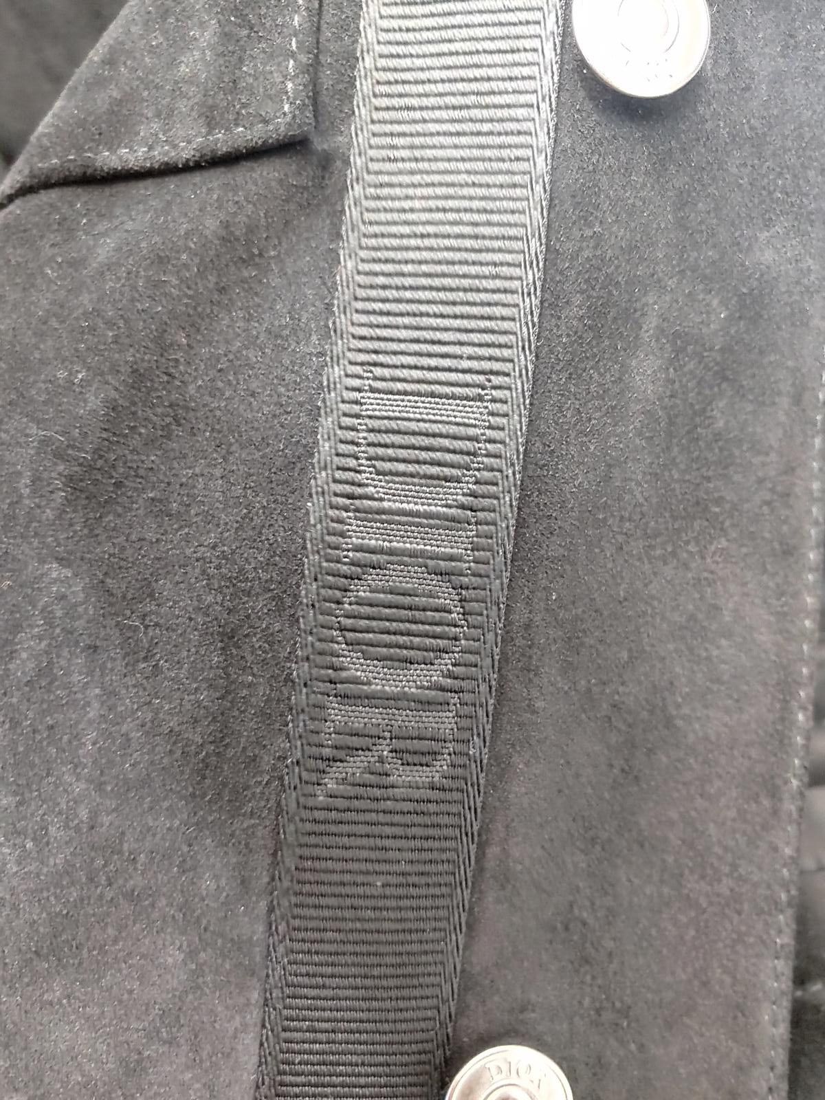 Dior Dior Black Suede Jacket Size US XXL / EU 58 / 5 - 5 Thumbnail