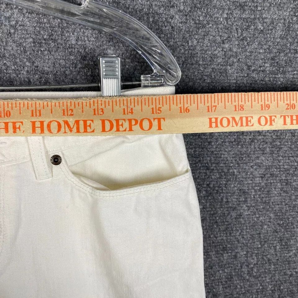 L.L. Bean LL Bean Jeans Women's Size 8 Regular Favorite Crop White Size 30" / US 8 / IT 44 - 2 Thumbnail
