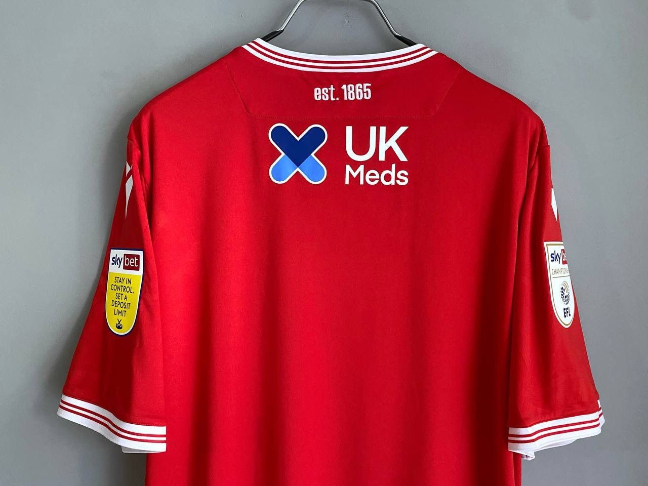 Macron Macron Nottingham Forest 2020/2021 Home Soccer Jersey, XXL Size US XXL / EU 58 / 5 - 14 Thumbnail