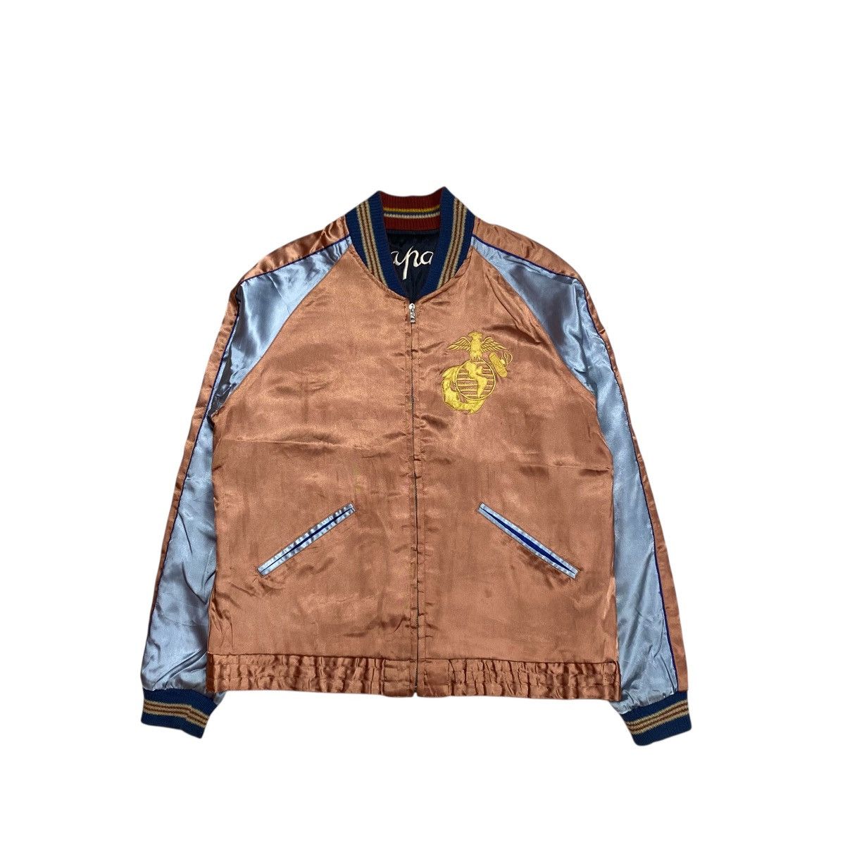 Tailor Toyo Tailor Toyo U.S Marine Embroidery Reversible Sukajan Jacket Size US M / EU 48-50 / 2 - 2 Thumbnail