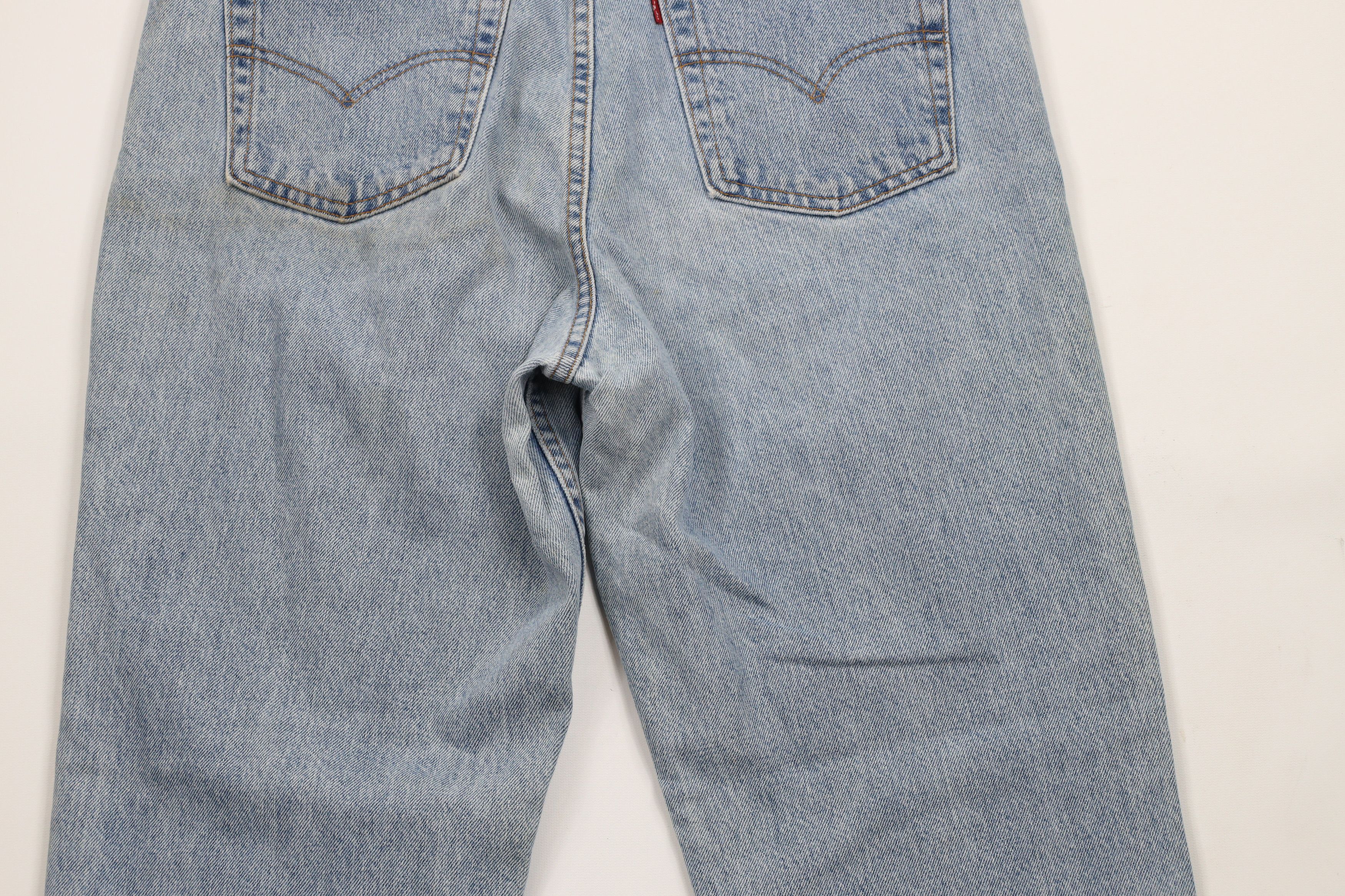 Levi's × Vintage Vintage 90s Levis 521 Tapered Fit Leg Denim Jeans Blue Size 32" / US 10 / IT 46 - 11 Thumbnail