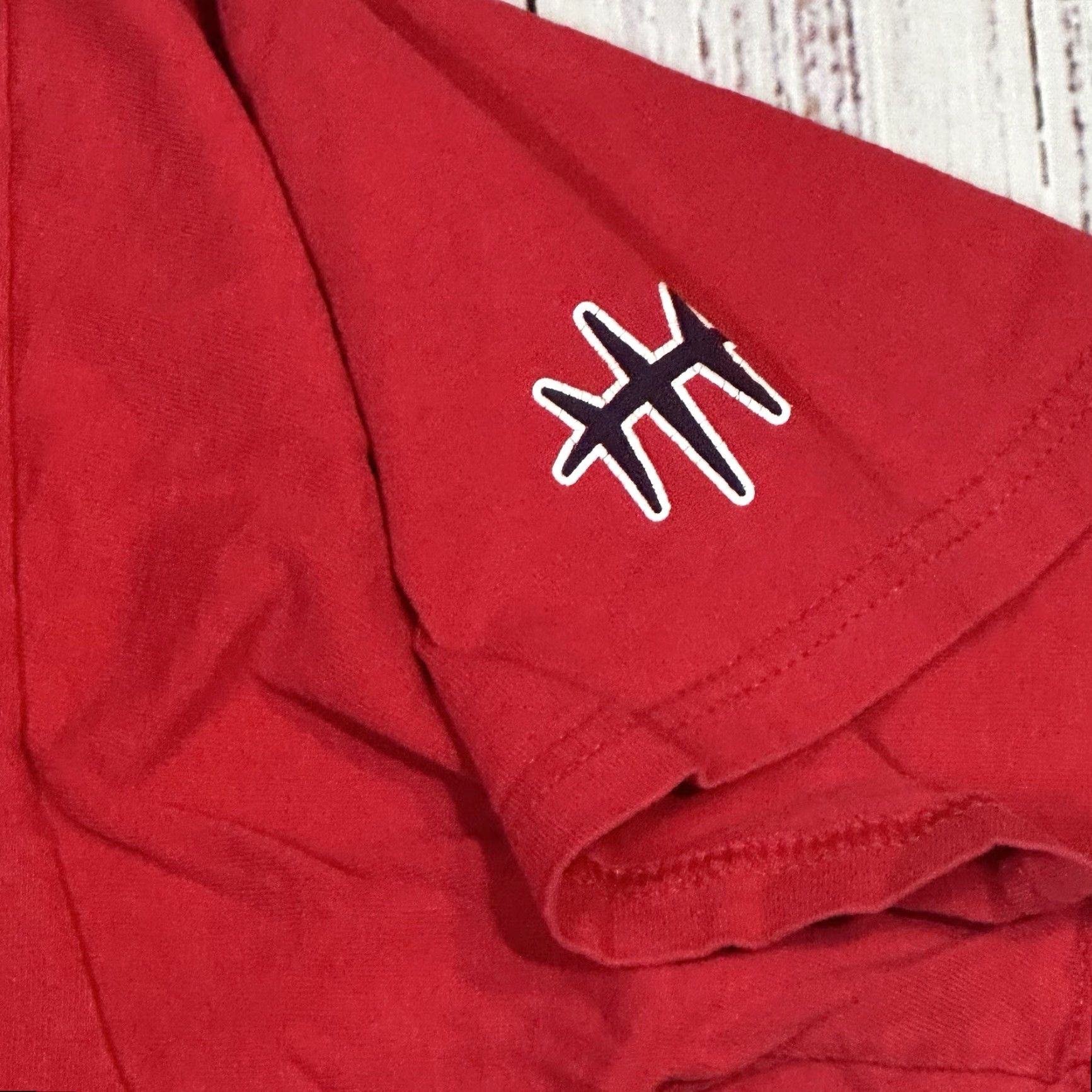 Nike VINTAGE Nike Team Basketball Red Cotton Tee Shirt Mens L Size US L / EU 52-54 / 3 - 4 Thumbnail