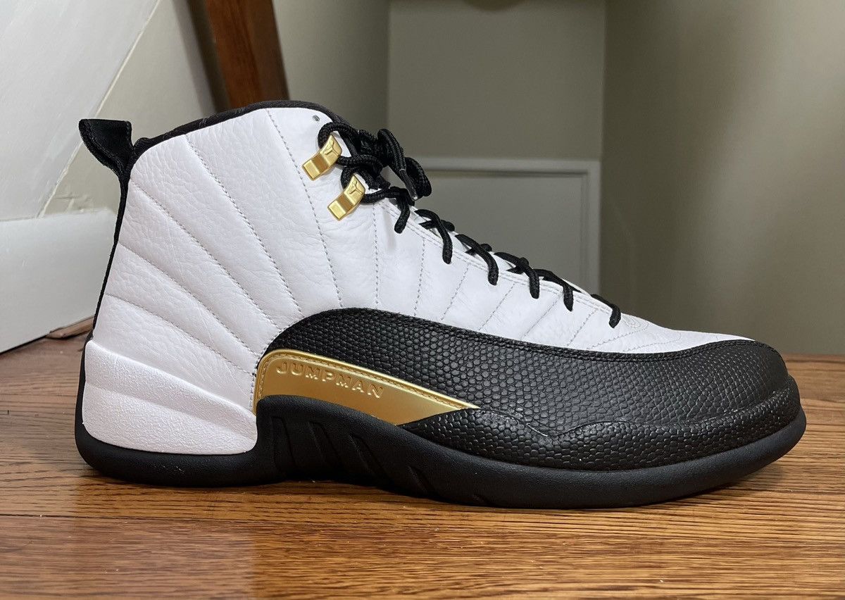 image of Air Jordan 12 Retro 'royalty' Men’S Size 13 B Grade Shoes in White/Black, Men's