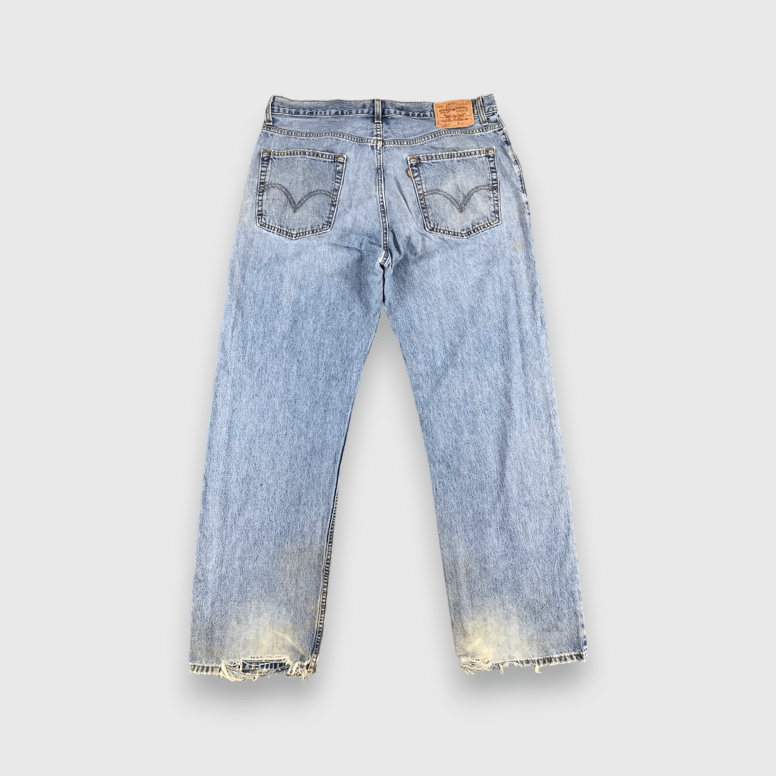 Levi's Stone Washed Vintage Levis 569 Jeans Distressed Denim-J1000 Size US 38 / EU 54 - 2 Thumbnail