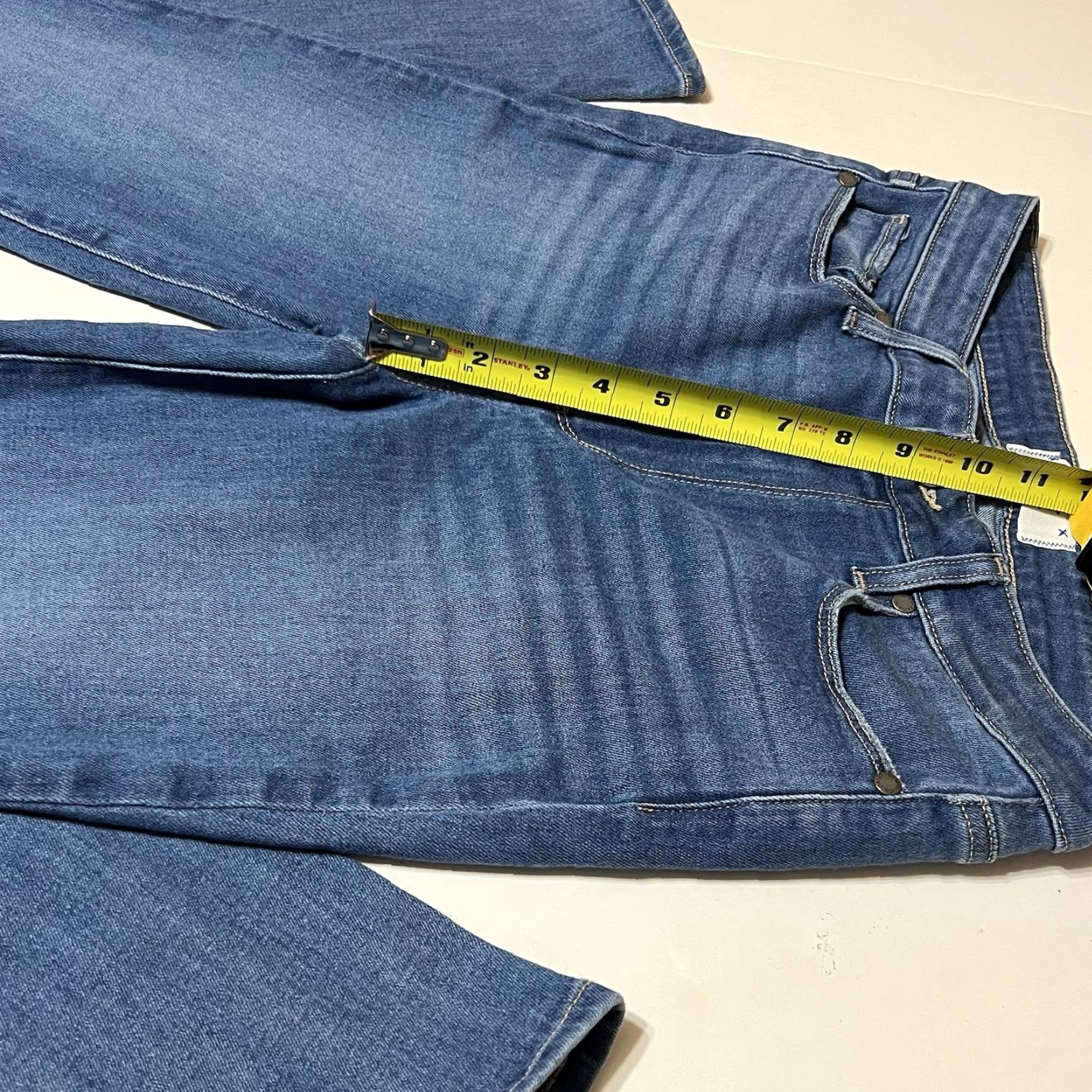 Paige Paige Jeans Womens 28x31 Blue High Rise Bell Canyon Flared Denim Med Wash Boho Jeans Flared Womens 28 Denim Bell Canyon Boho Paige Size 28" / US 6 / IT 42 - 4 Thumbnail