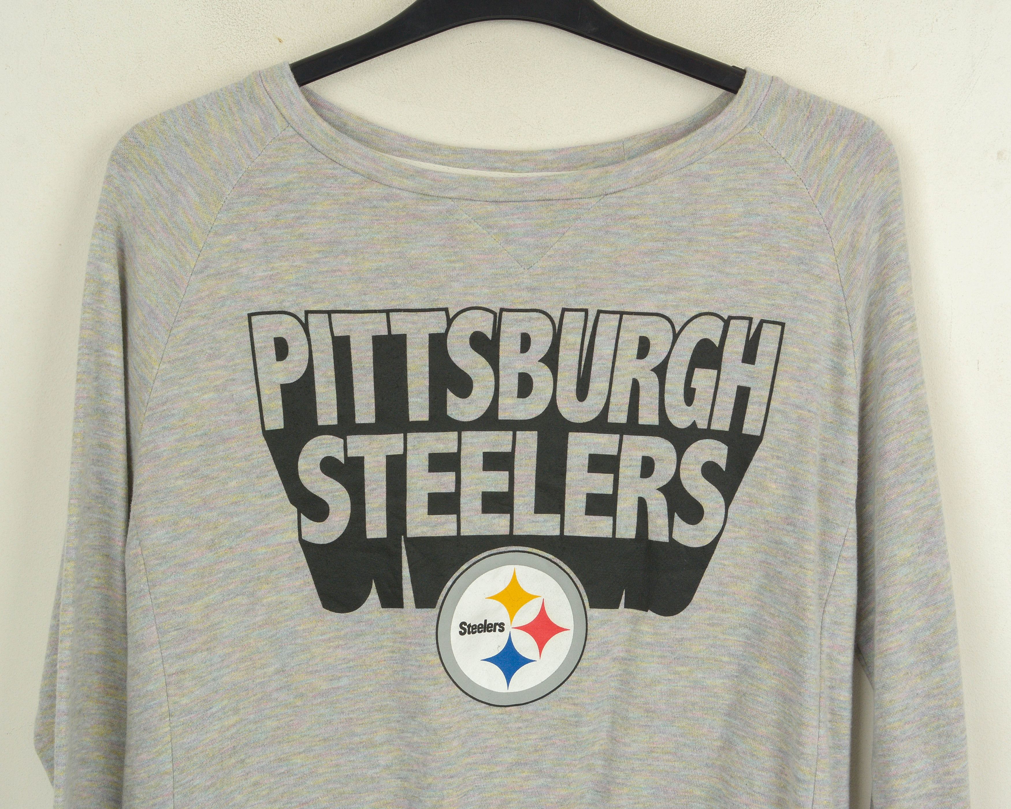 NFL PITTSBURGH STEELERS Womens L Sweatshirt Pullover Football Size L / US 10 / IT 46 - 2 Thumbnail