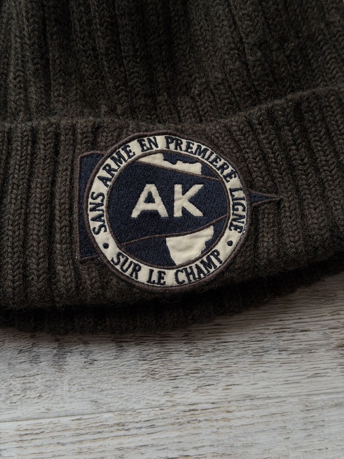 A.P.C. × Kanye West Kanye West A.P.C. Paris AK Army Beanie Size ONE SIZE - 2 Thumbnail