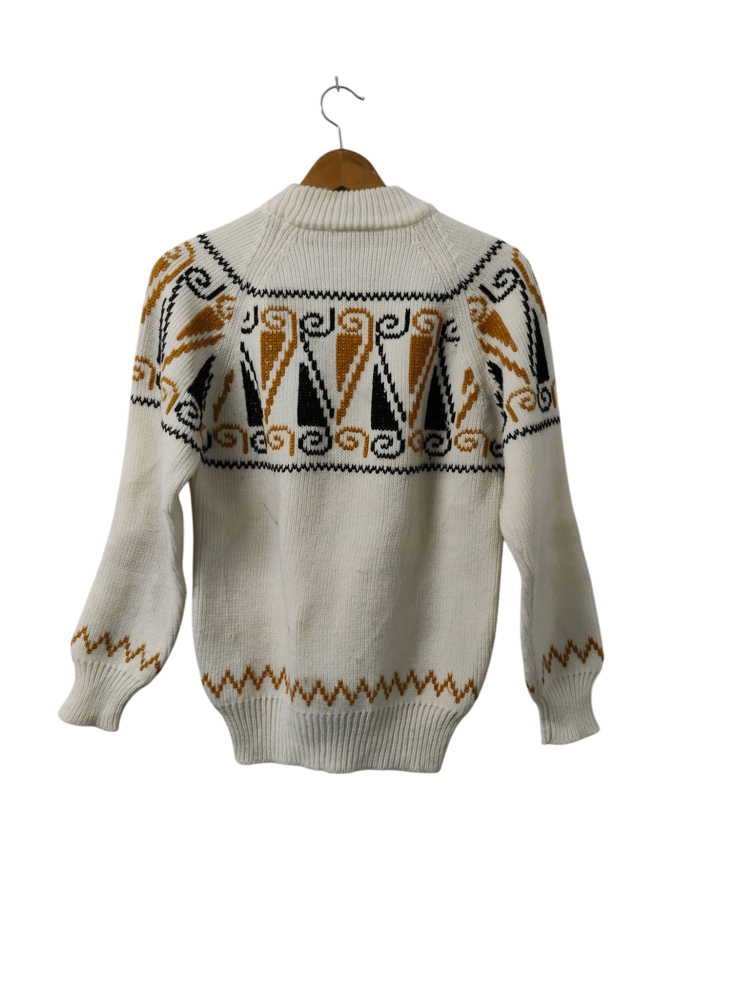 Japanese Brand vintage 90s knitwear woolrich navajo crazy hawaii sweatshirt Size US M / EU 48-50 / 2 - 2 Thumbnail