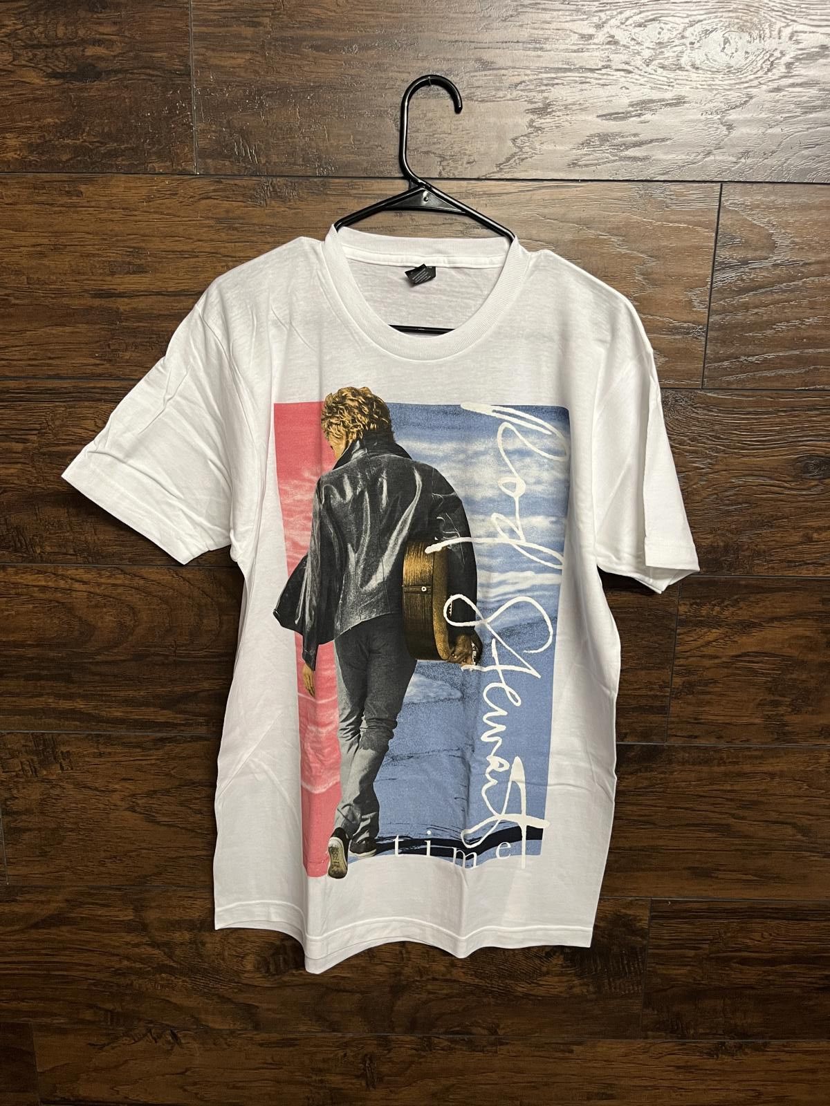 Designer Rod Stewart Time Tour Shirt - Leather Jacket 2013 T-shirt -L Size US L / EU 52-54 / 3 - 1 Thumbnail