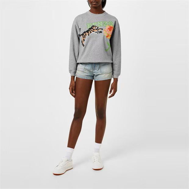 Kenzo o1g2r1mq1024 Sweatshirts in Pearl Grey Size M / US 6-8 / IT 42-44 - 4 Thumbnail