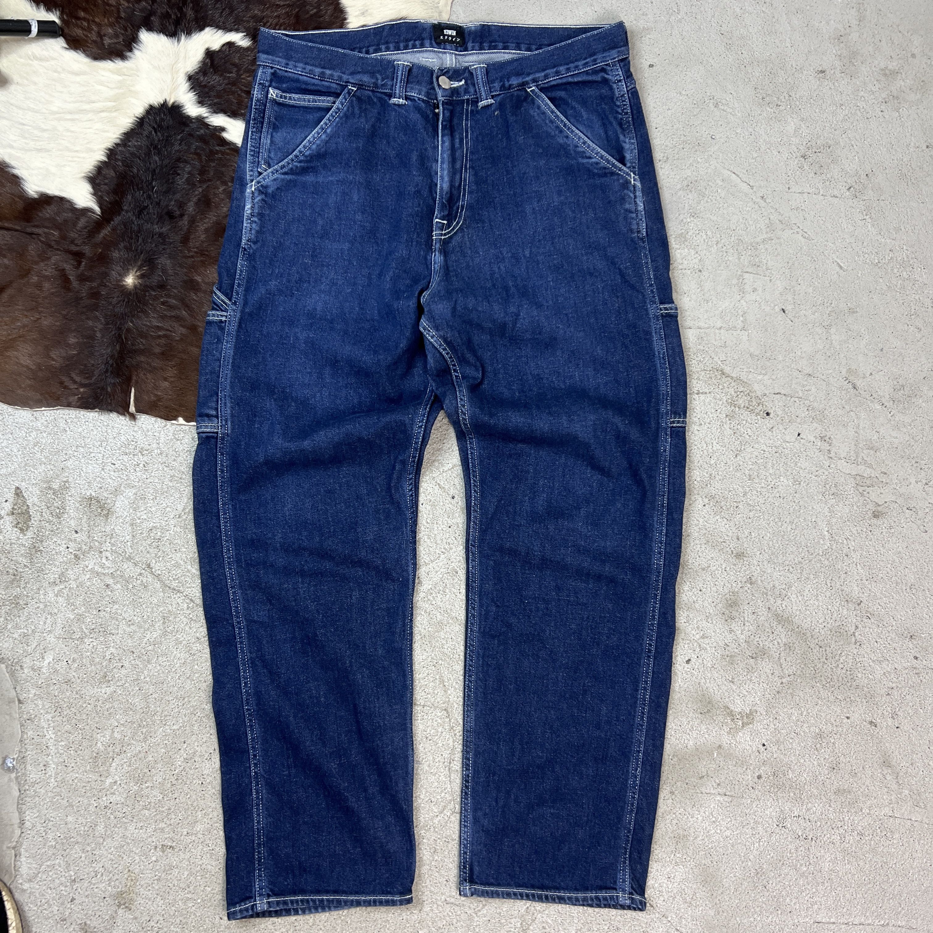 Vintage Edwin Carpenter Jeans Size US 33 - 2 Thumbnail