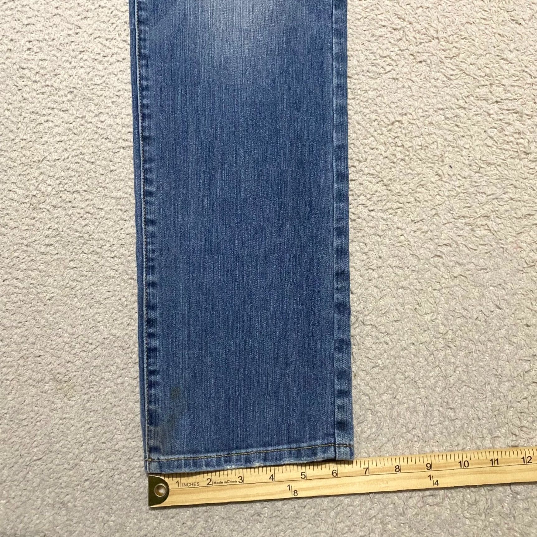 American Eagle Outfitters American Eagle Outfitters Jeans 29x32 Blue Denim Medium Wash Slim Straight Low Rise Men 5-Pocket Design Size US 29 - 5 Thumbnail