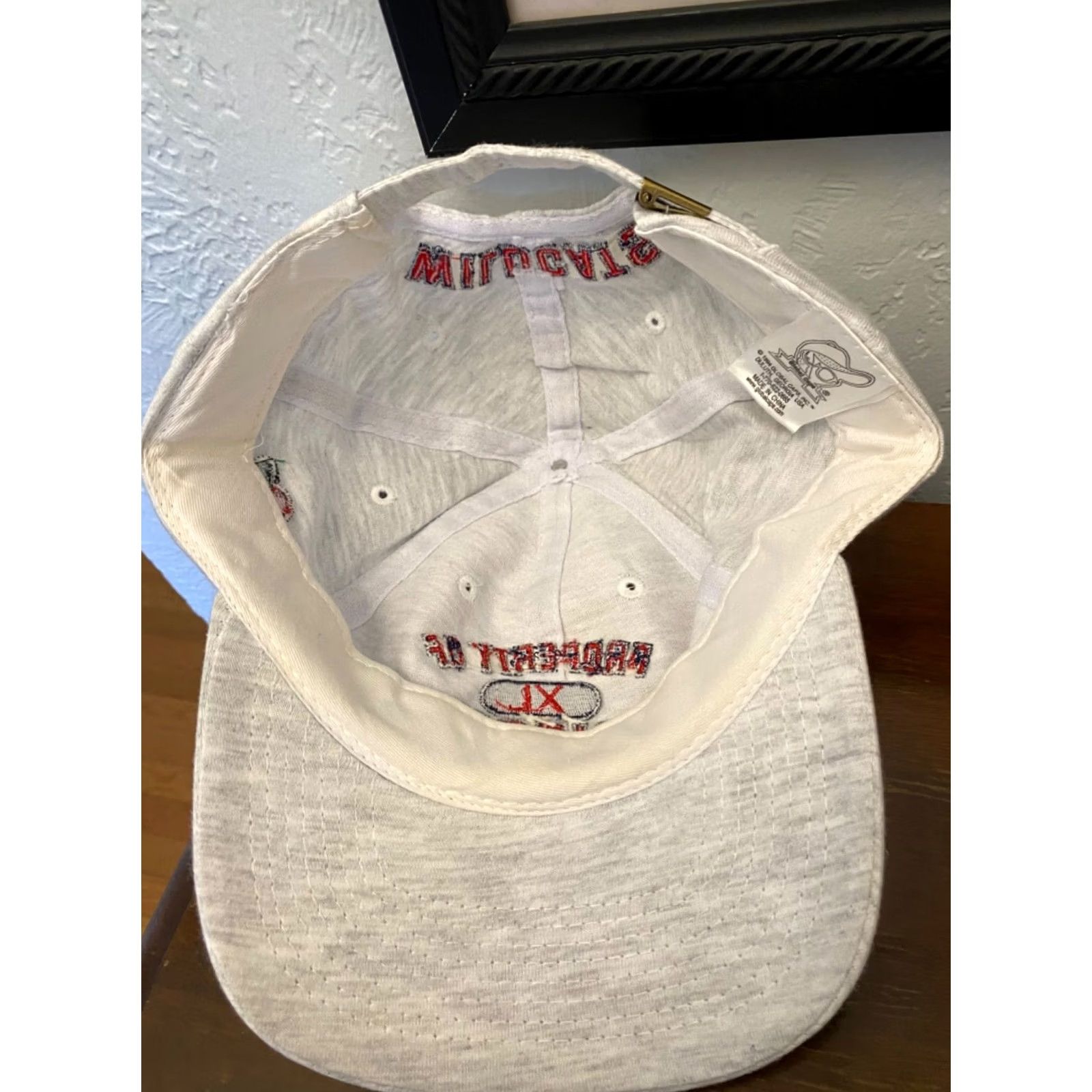 Vintage VINTAGE 1994 Arizona Wildcats Global Caps Strapback Hat Cap Property of Baseball Cap Men Adjustable Gray 90s Logo Sports Size ONE SIZE - 4 Thumbnail