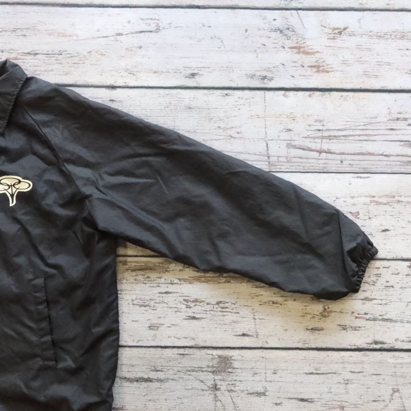 Vintage VINTAGE Limp Bizkit Windbreaker Coaches Jacket Made in USA L Black Men's Jacket Windbreaker 90s Size US L / EU 52-54 / 3 - 6 Thumbnail