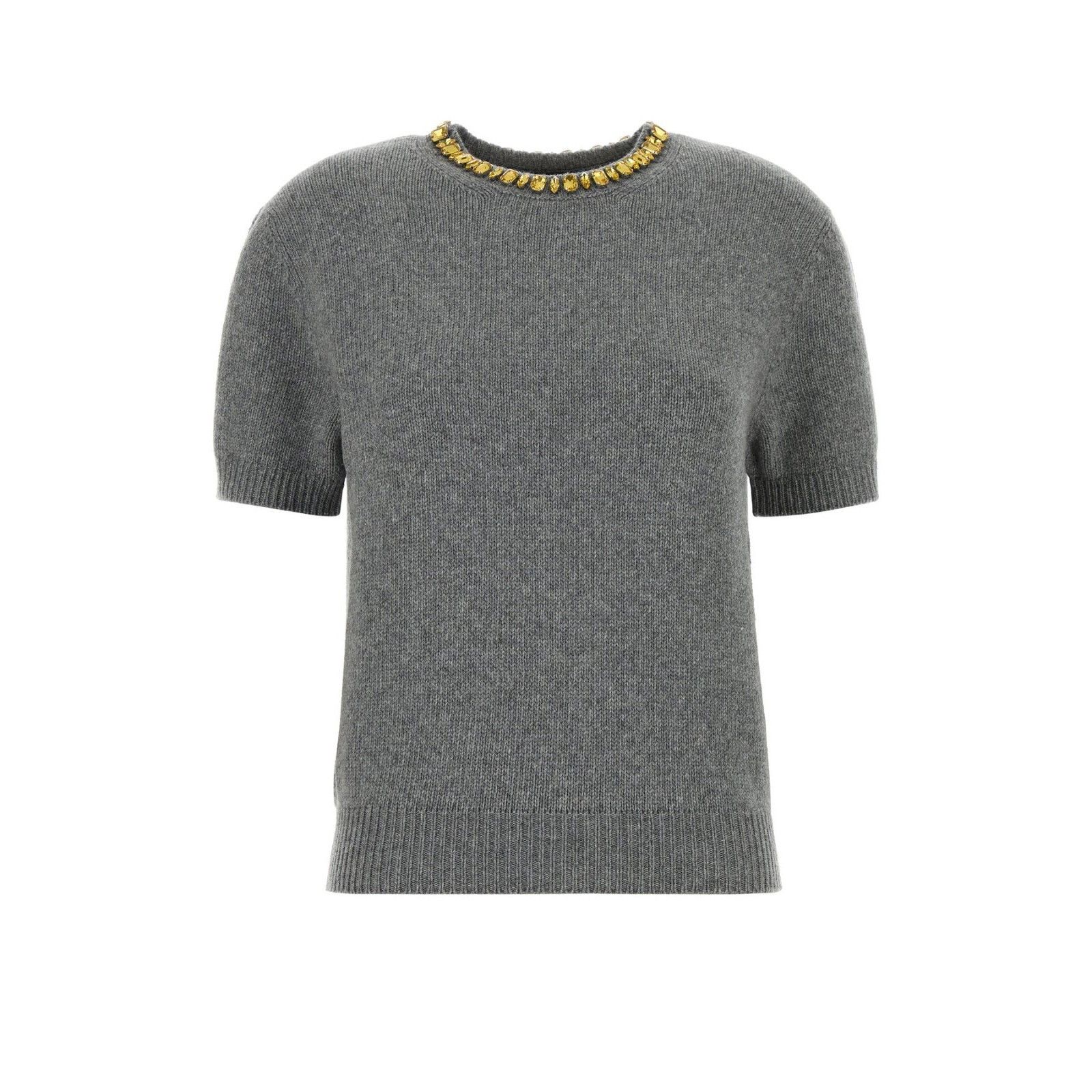 Prada PRADA Gray Wool Blend Sweater New & Authentic (Women's size: Size XL / US 12-14 / IT 48-50 - 1 Thumbnail