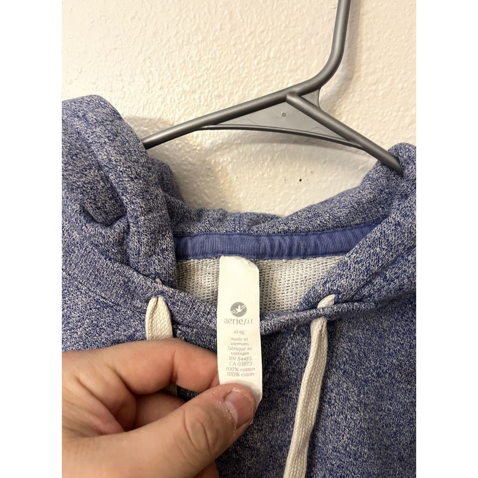 Vintage Aerie Pullover Hoodie Women’s XL Blue Nike? Size XL / US 12-14 / IT 48-50 - 2 Thumbnail