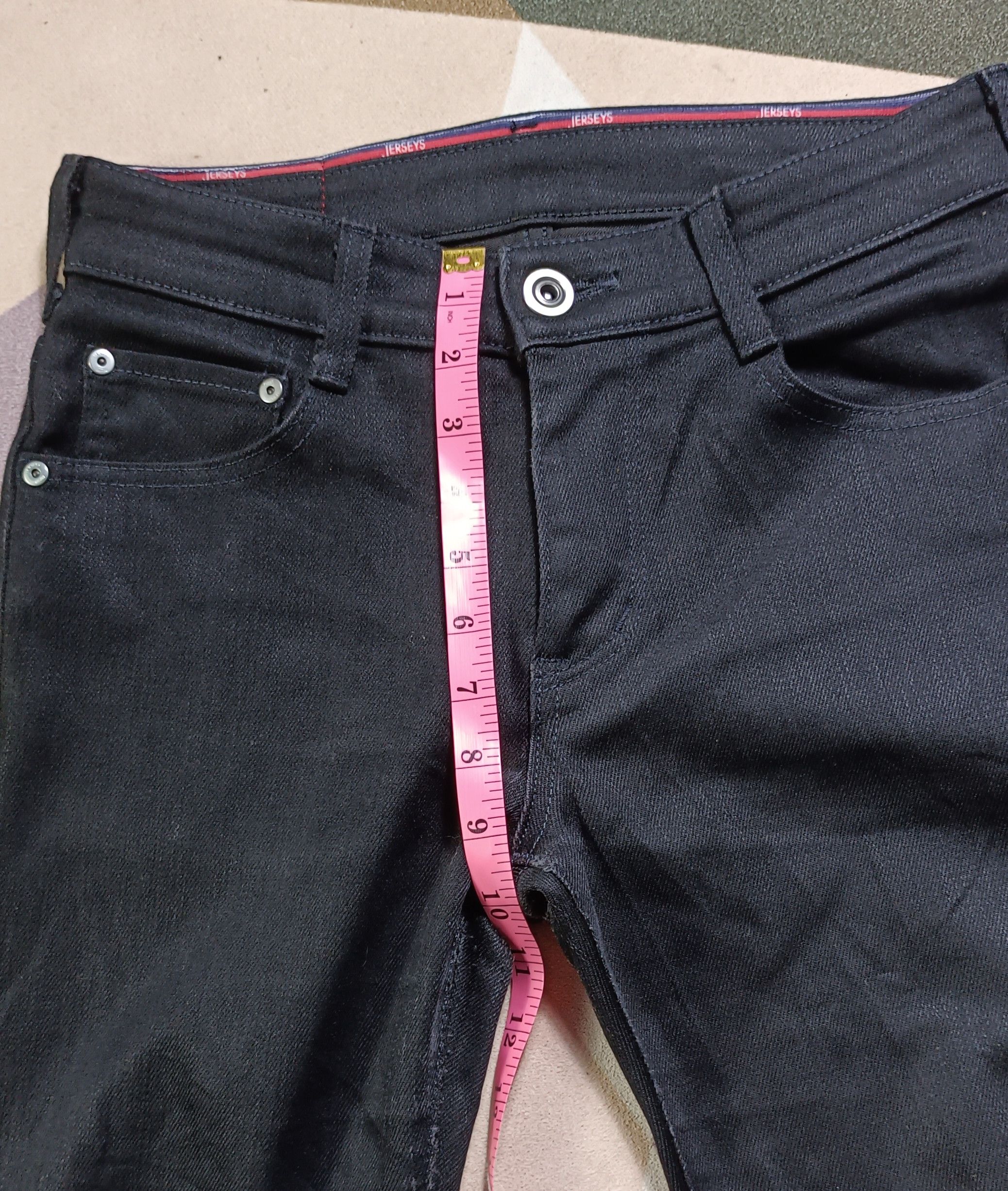 Edwin × If Six Was Nine × Japanese Brand Edwin Jersey Super Black Cutting Slim Fit Size US 29 - 12 Thumbnail
