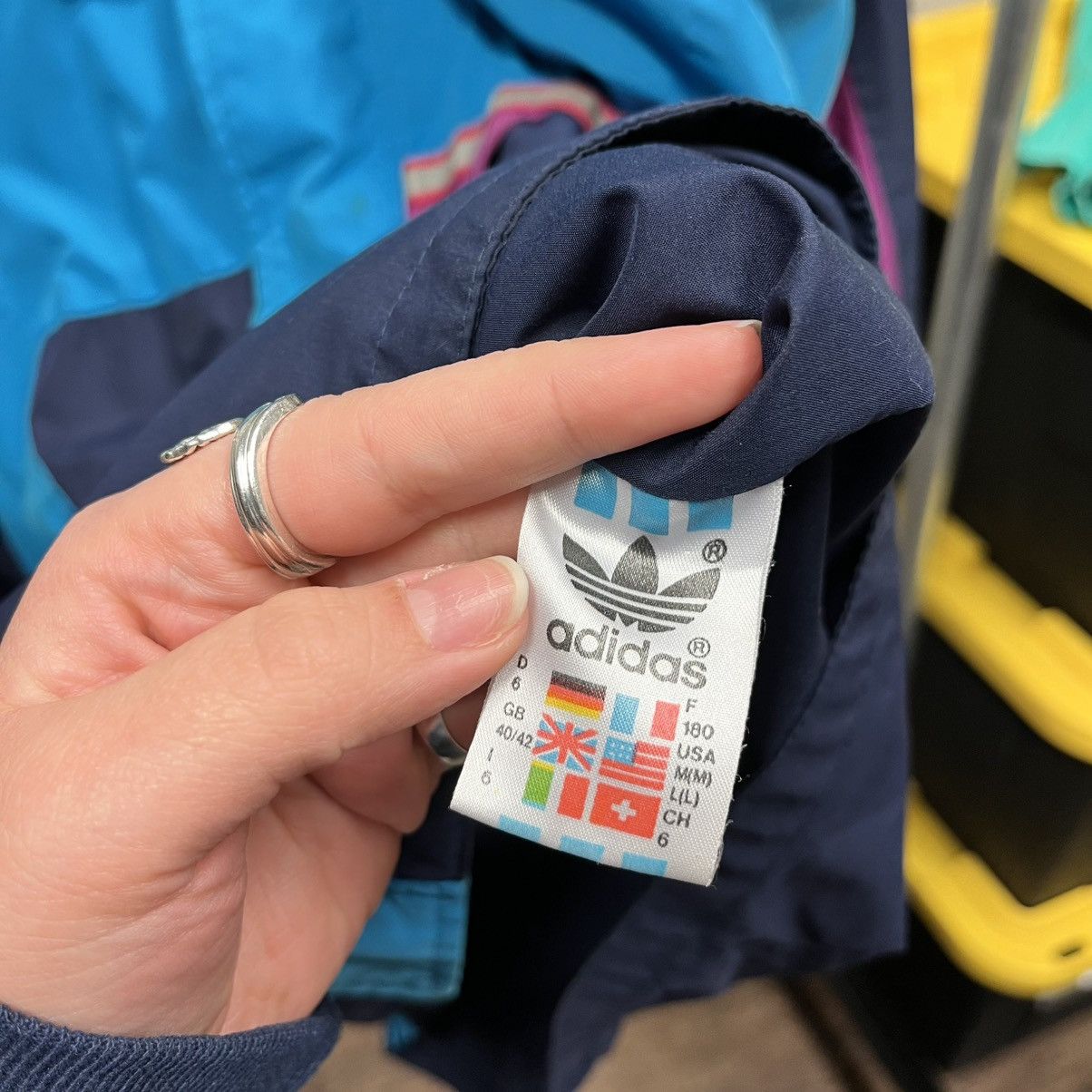 Adidas × Vintage Vintage 90s Adidas Sys Tech Zip Windbreaker Rain Jacket XL Size US M / EU 48-50 / 2 - 4 Thumbnail
