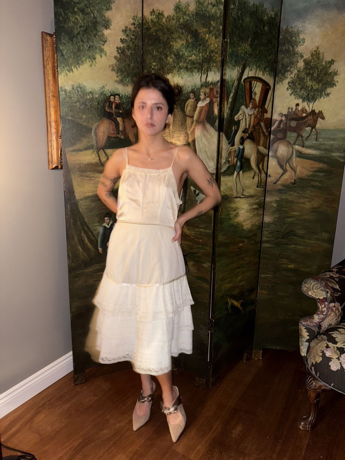 Vintage Vintage petticoat Size 28" / US 6 / IT 42 - 2 Thumbnail