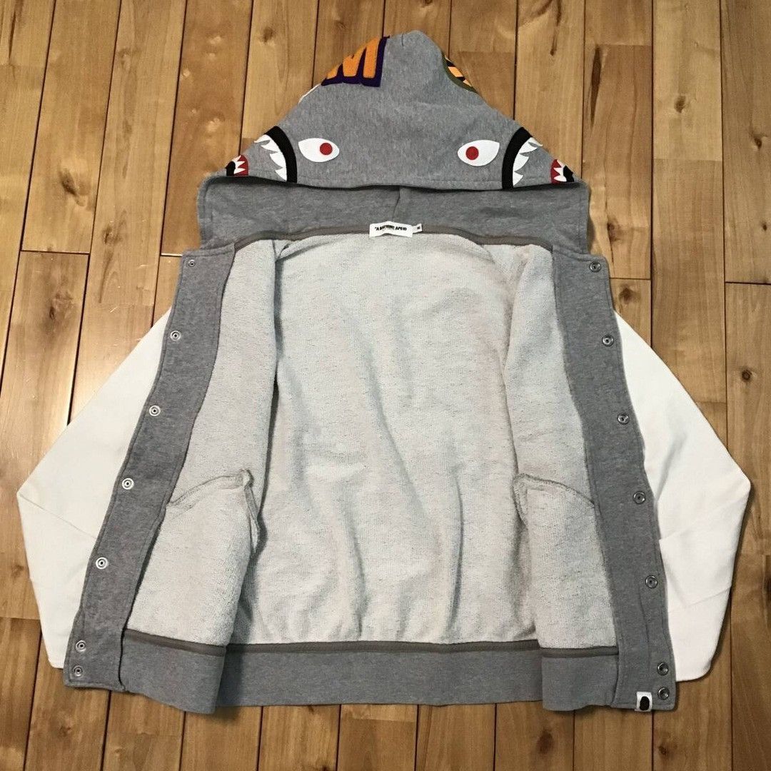 Bape × Nigo BAPE Sweat Shark Hoodie Varsity Jacket a bathing ape NIGO Size US M / EU 48-50 / 2 - 7 Thumbnail