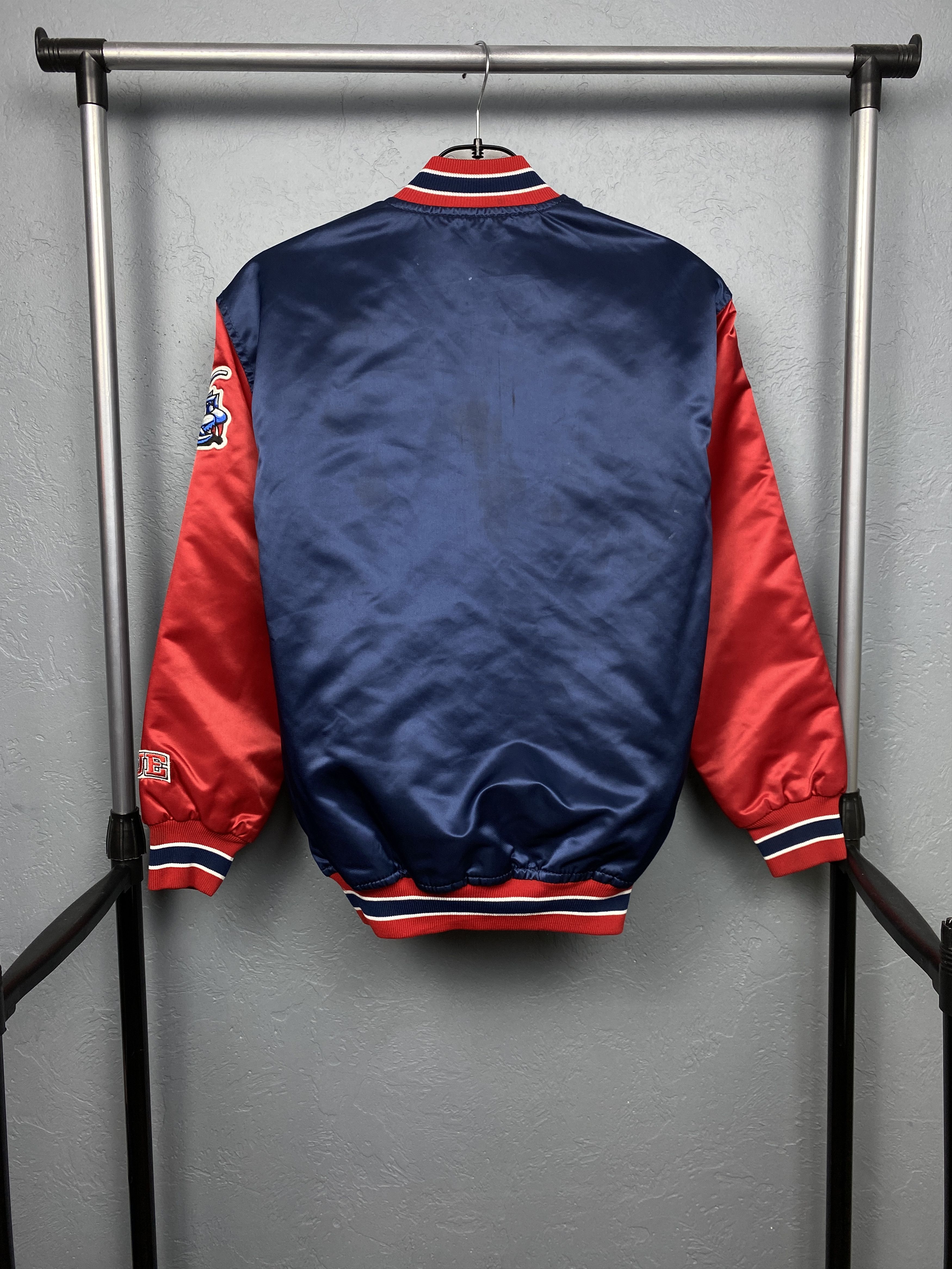 MLB Blue Claws MLB 90s Vintage Womens Nylon Bomber Jacket Size L / US 10 / IT 46 - 8 Thumbnail