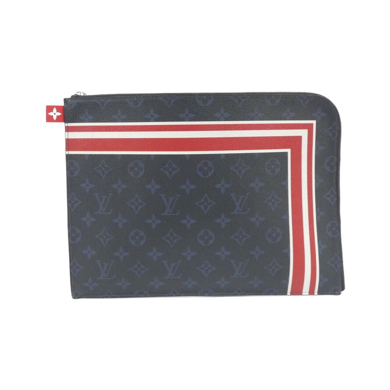 Louis Vuitton Louis Vuitton Louis Vuitton Pochette Jour Monogram Cobalt Clutch Bag Textile Clutch Bag M61679 DUTY FREE for USA Size ONE SIZE - 1 Thumbnail