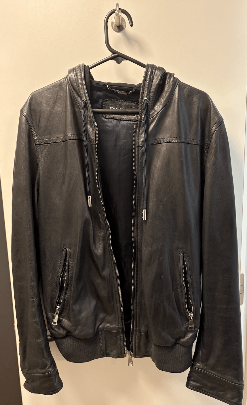 Dolce & Gabbana ARCHIVE FW2007 Lambskin Leather Hoodie Jacket (J Belletti) Size US M / EU 48-50 / 2 - 2 Thumbnail