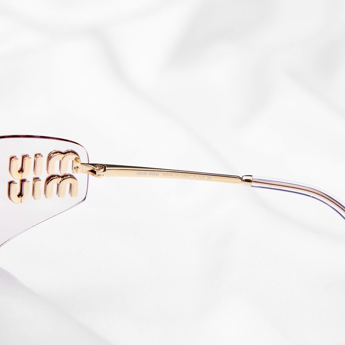 Miu Miu MIU MIU 0MU A51S ZVN90O SUNGLASSES Size ONE SIZE - 4 Thumbnail