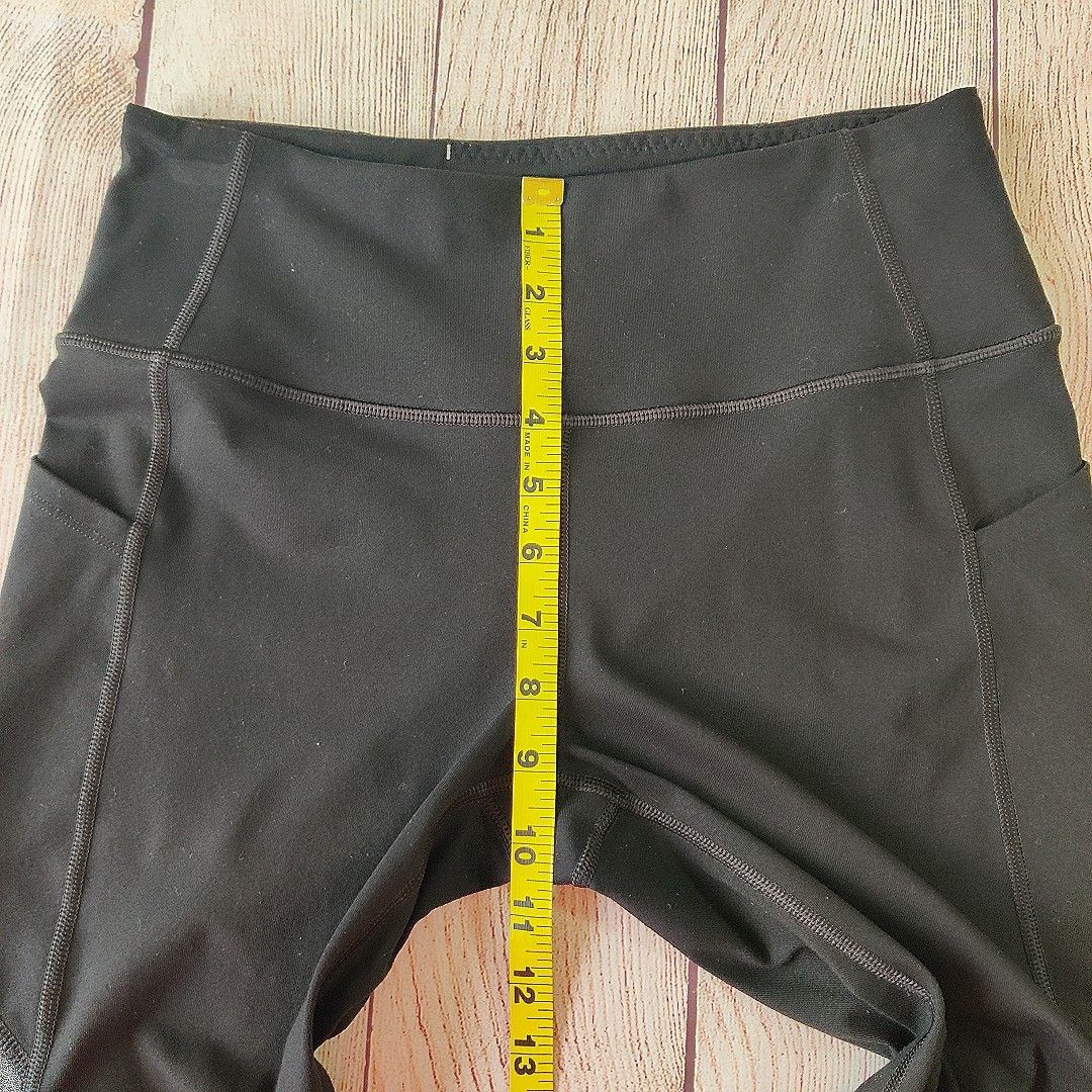 Victoria's Secret Victoria Sport Knockout Metallic Mesh Panel Tights sz M Size 30" / US 8 / IT 44 - 5 Thumbnail