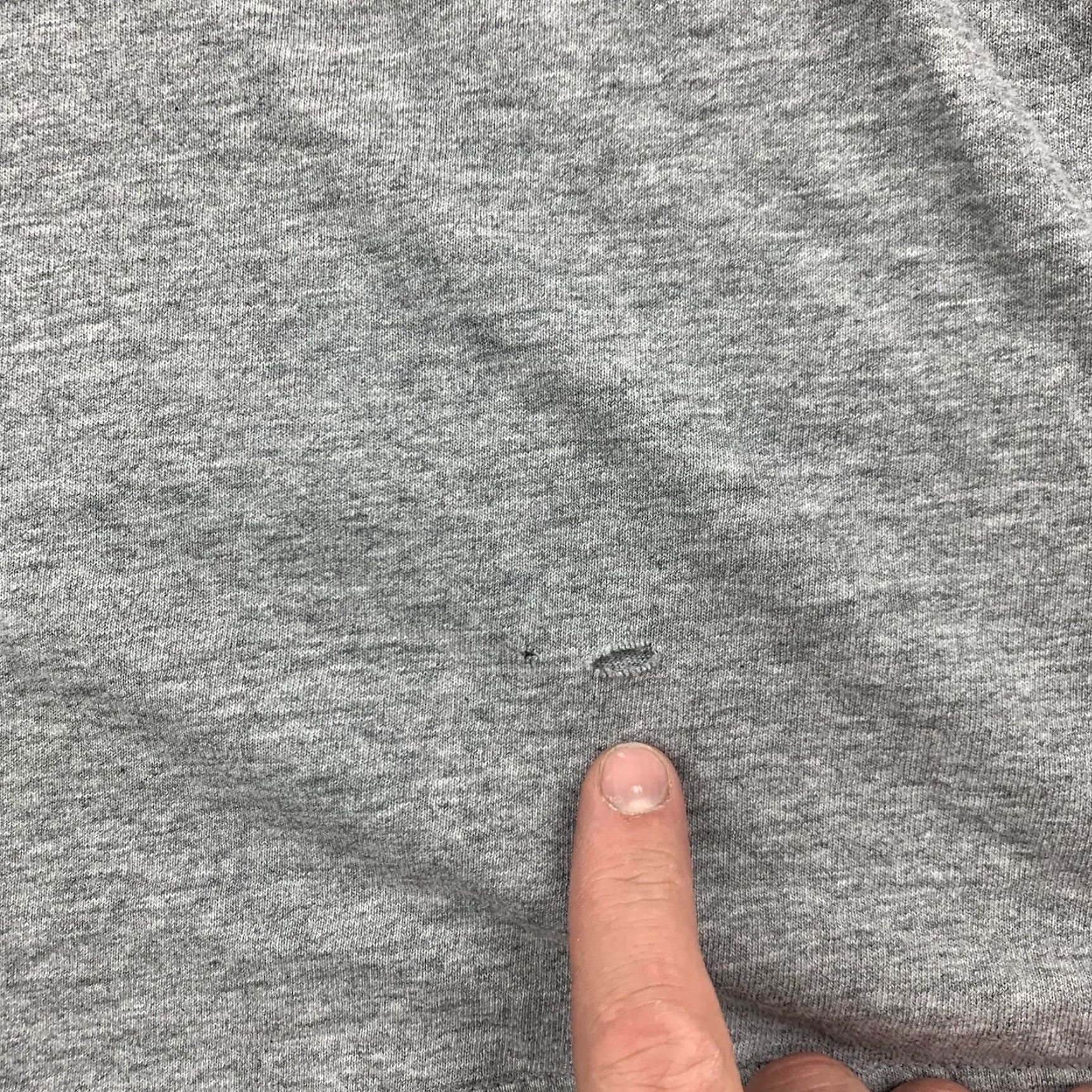 Fruit Of The Loom VINTAGE Fruit of the Loom T-Shirt Men Adult Large Gray Funny Grunge Y2K 90s Worn Size US L / EU 52-54 / 3 - 4 Thumbnail