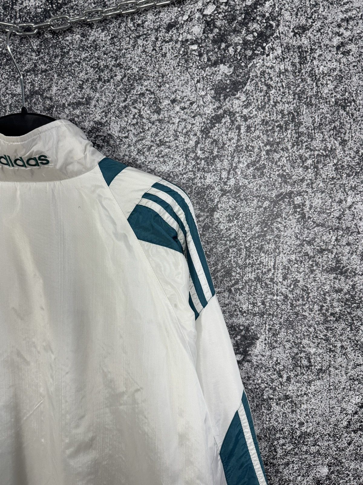Adidas Men’s Adidas Vintage 90s Nylon Track Jacket Retro Y2K Size M Size US M / EU 48-50 / 2 - 10 Thumbnail
