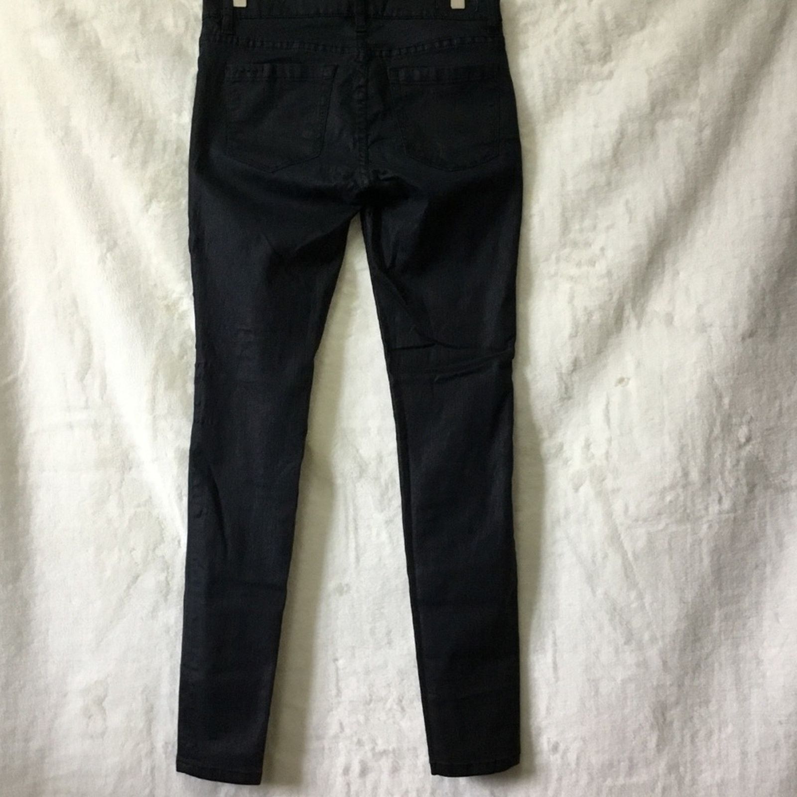 BLANKNYC Blank NYC Dark Gray Shimmer Stretch Skinny Jeans Size 28" / US 6 / IT 42 - 6 Thumbnail