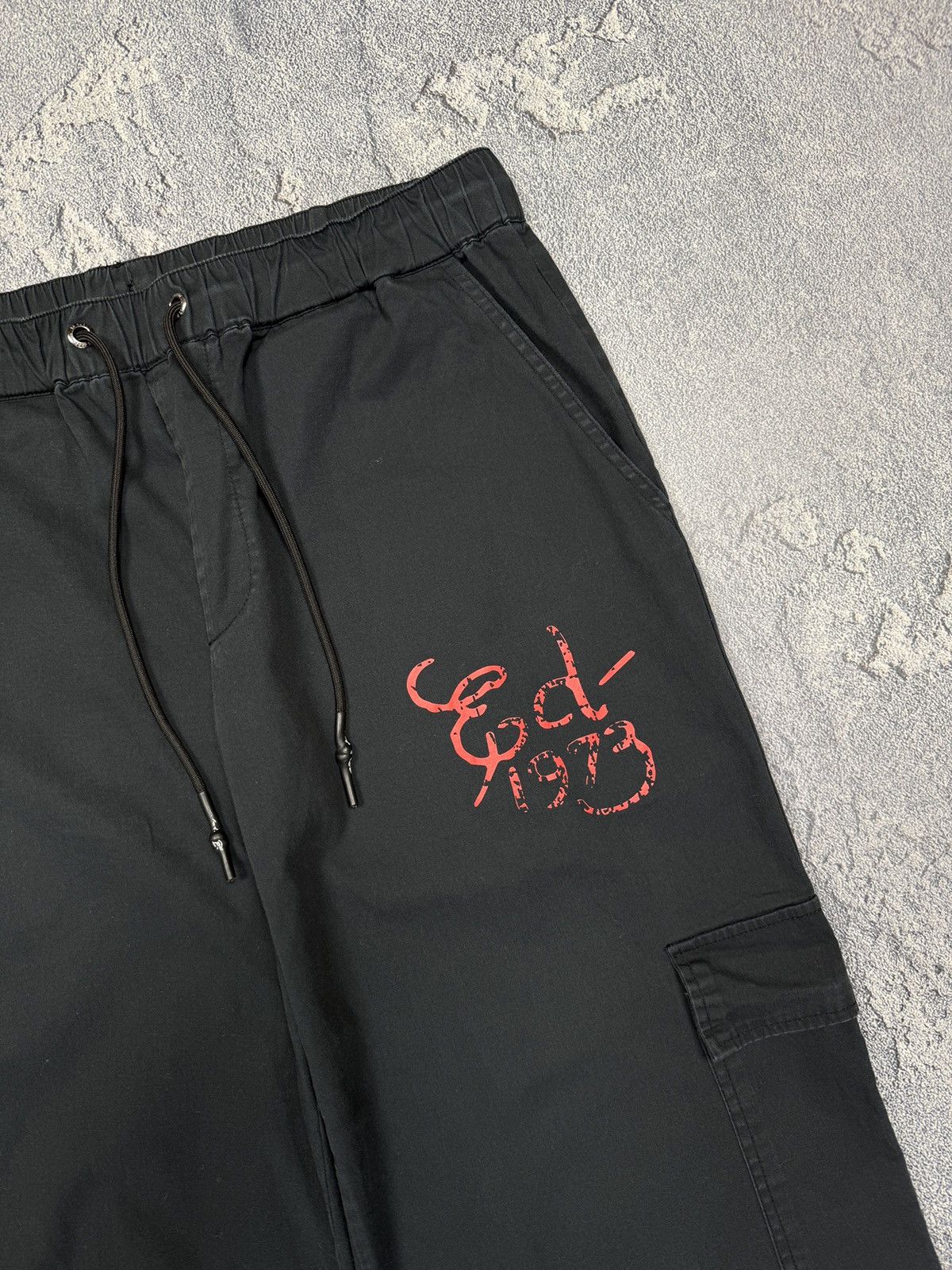 Ed Hardy Women Ed Hardy Pants Vintage Big Logo Y2k Style Rap Size 34" / US 12 / IT 48 - 3 Thumbnail