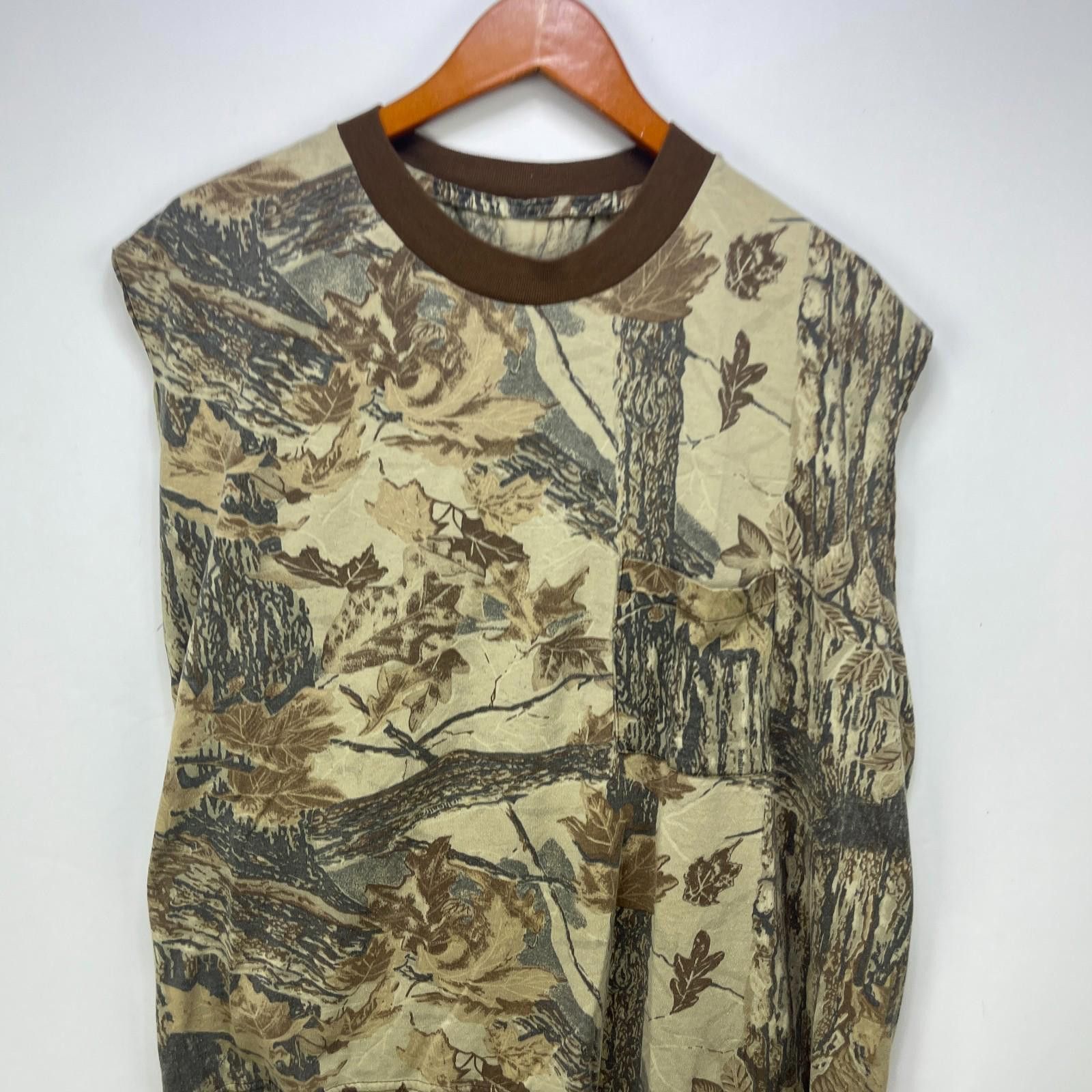 Realtree Vintage 90s Realtree Camo Sleeveless Shirt Large Size US L / EU 52-54 / 3 - 2 Thumbnail