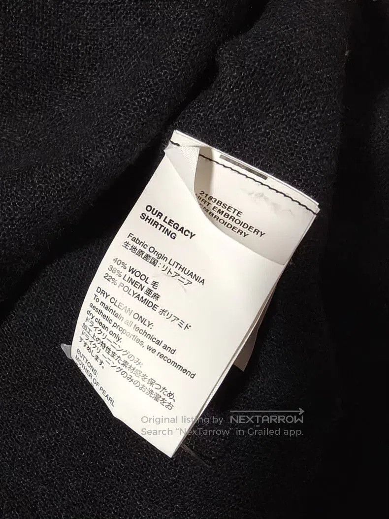 Our Legacy Our Legacy Embroidered Shirt Size US L / EU 52-54 / 3 - 7 Thumbnail