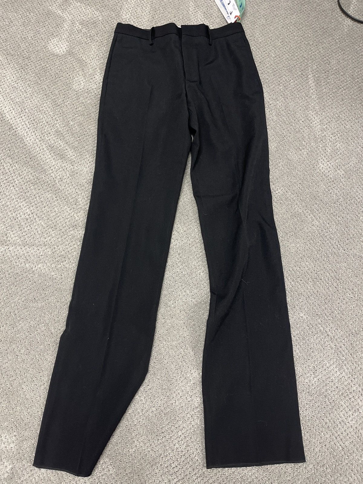 Off-White Off White Buckle Dry Wool Slim Pant Size US 32 / EU 48 - 4 Thumbnail