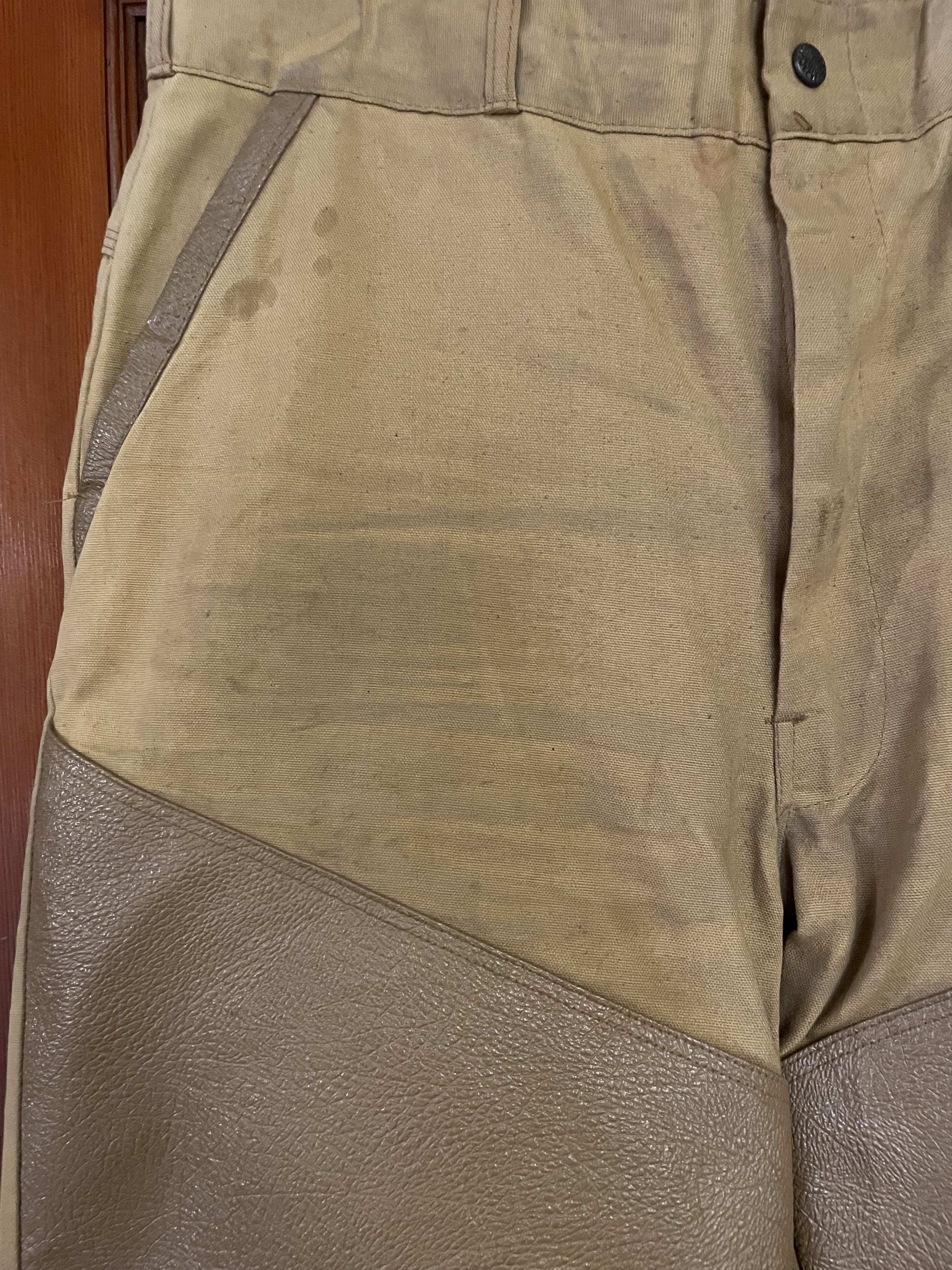 Black Sheep 1970s Black Sheep - Duck Canvas Hunting Pants Size US 38 / EU 54 - 4 Thumbnail