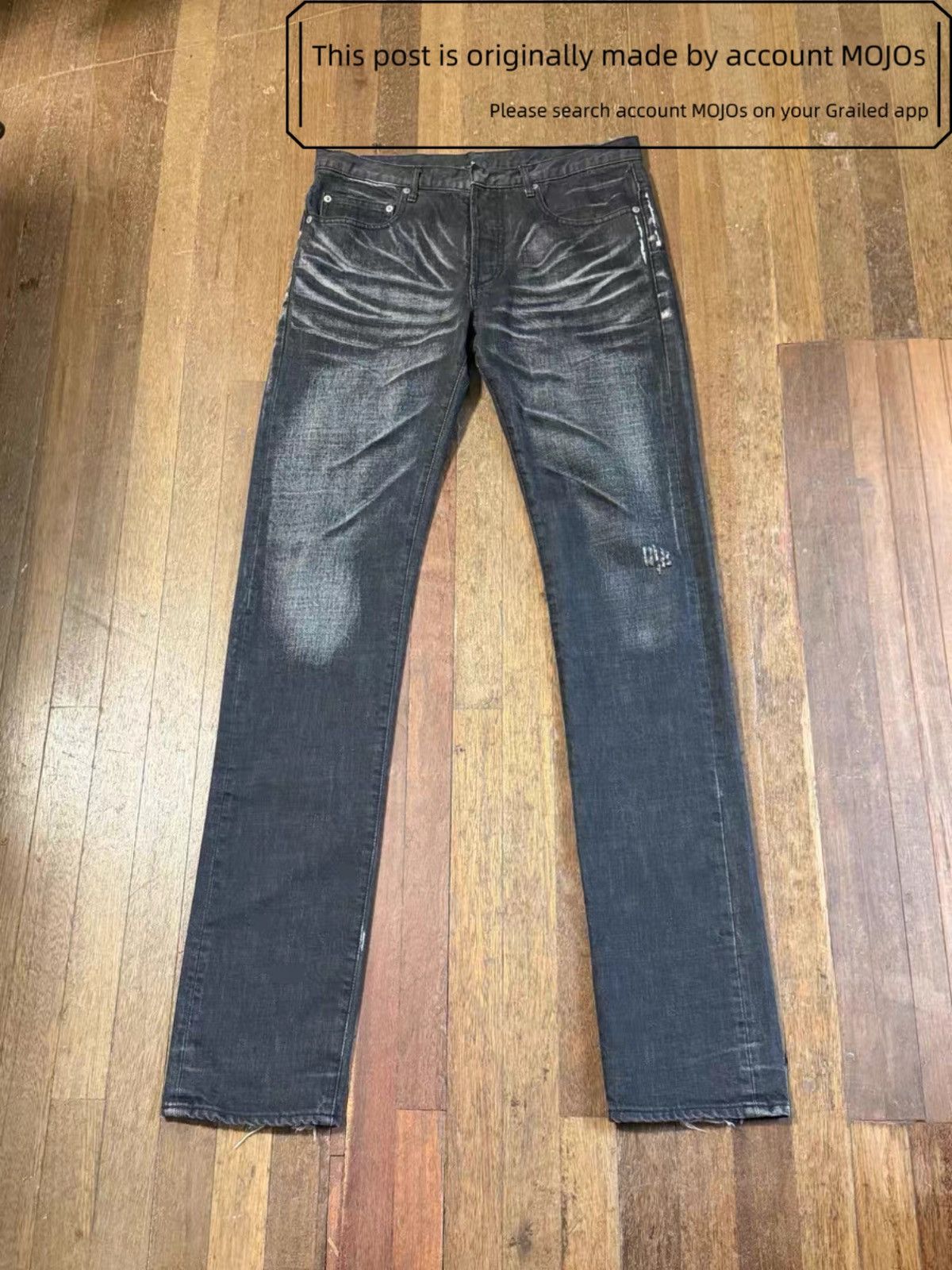 Dior Sz46 Dior Homme 03SS by Hedi Classic Distressed Fading Denim Size US 30 / EU 46 - 2 Thumbnail