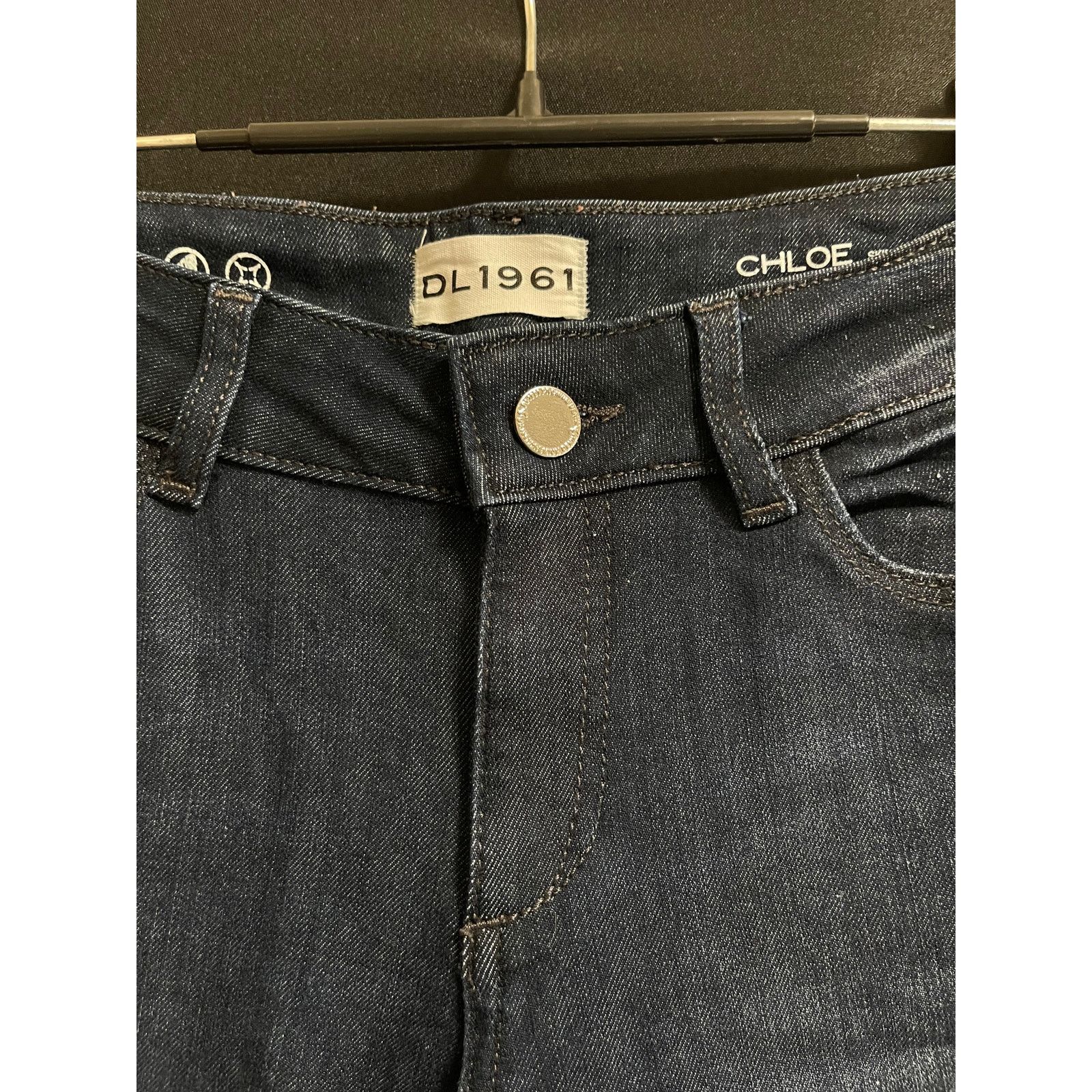 DL1961 DL1961 Chloe Skinny Dark Blue Jeans - Size 14 Size 27" / US 4 / IT 40 - 4 Thumbnail