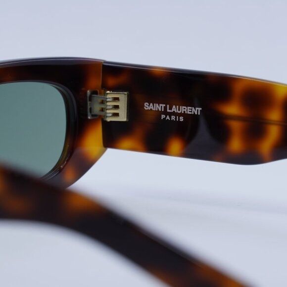 Saint Laurent Paris 🕶️ New Saint Laurent SL697 002 Sunglasses - Shiny Havana Size ONE SIZE - 11 Thumbnail