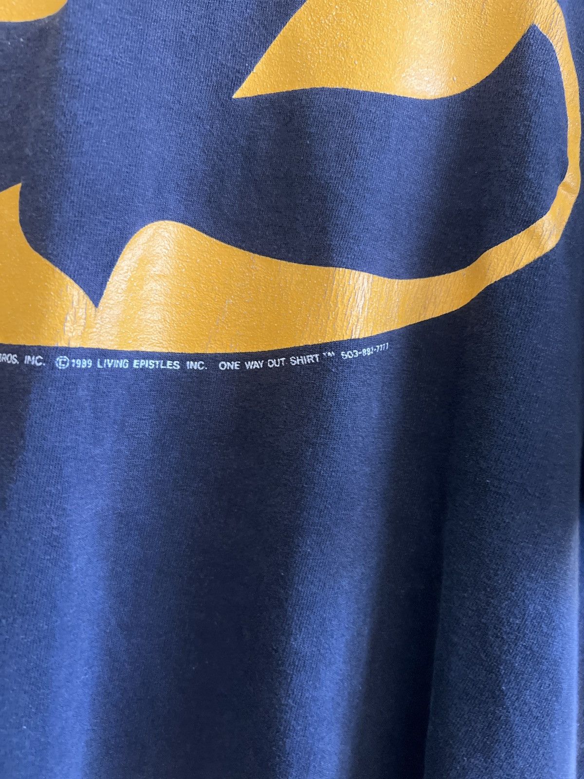 Vintage 80s Jesus Batman Tee Size US L / EU 52-54 / 3 - 3 Thumbnail
