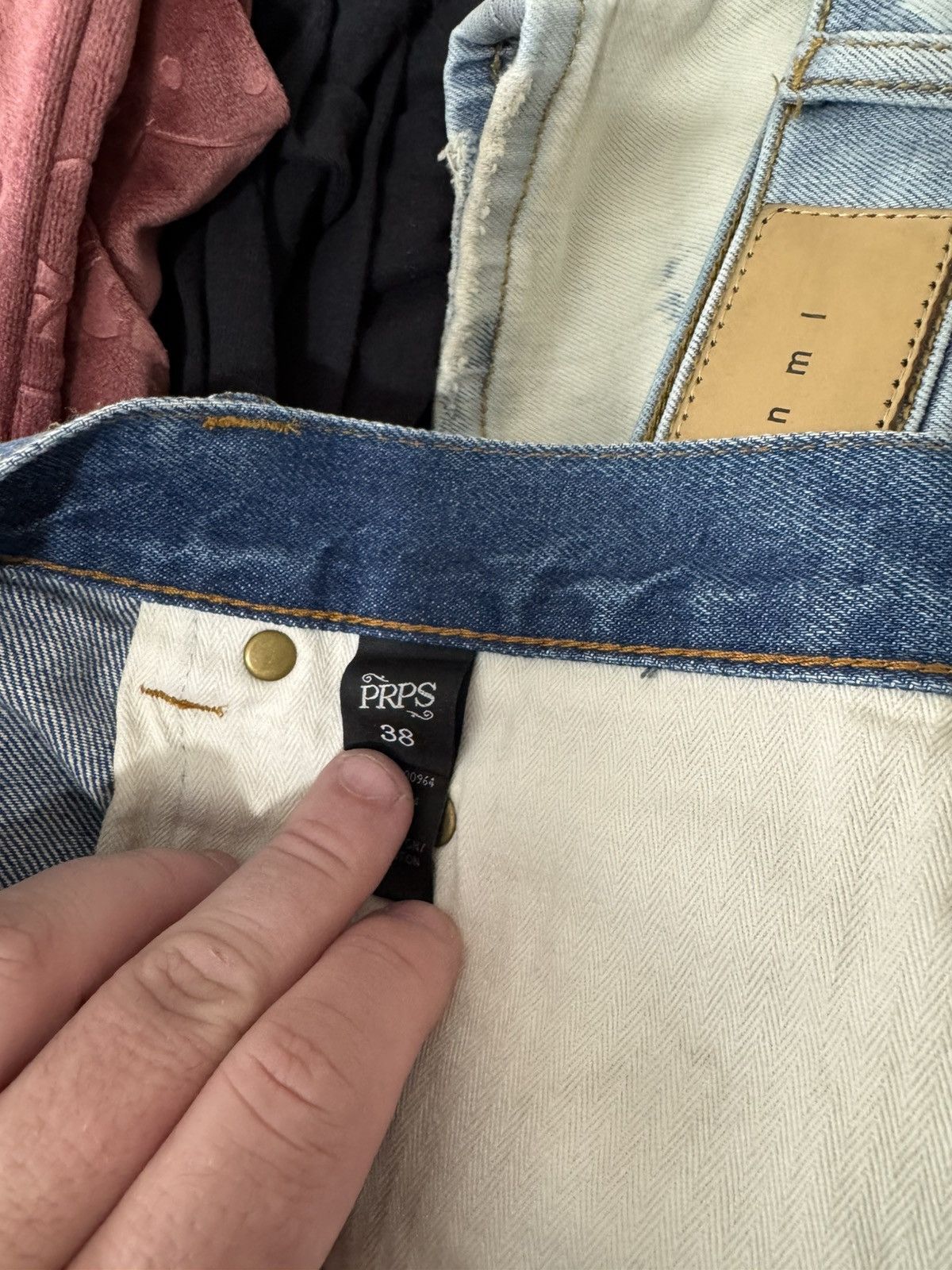Prps Distressed PRPS blue denim jeans with a relaxed fit Size US 38 / EU 54 - 10 Thumbnail