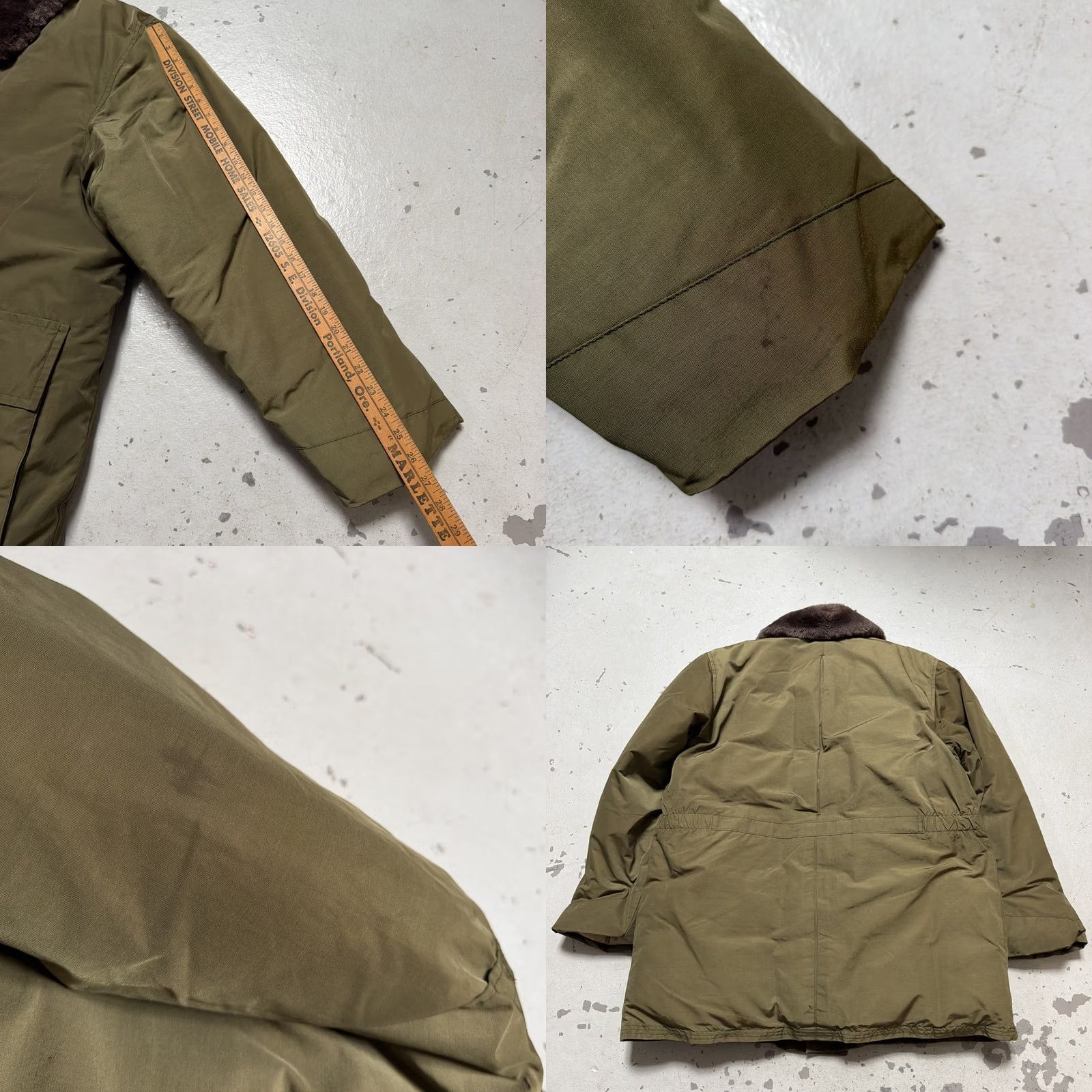 Eddie Bauer VINTAGE Eddie Bauer Down Puffer Jacket XL Green Nylon Quilted Men 60s 50s Ski Outdoor USA Nature Expedition Size US XL / EU 56 / 4 - 9 Thumbnail