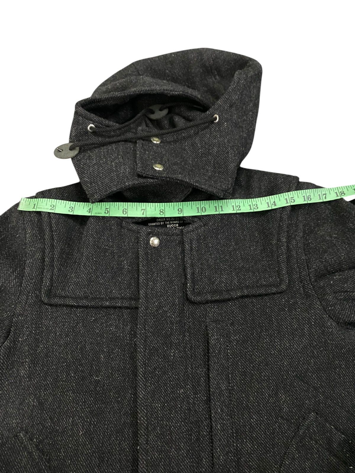 CABANE de ZUCCa × Issey Miyake × Zucca Vintage Cabane De Zucca Issey Miyake Hoodie Wool Size US S / EU 44-46 / 1 - 16 Thumbnail
