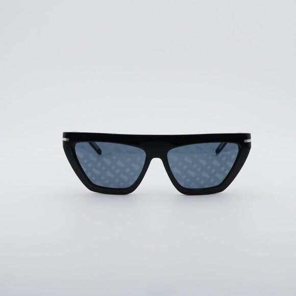 Hugo Boss Hugo BOSS 1609/S 0807 MD Sunglasses Black Geometric Frame Size ONE SIZE - 3 Thumbnail